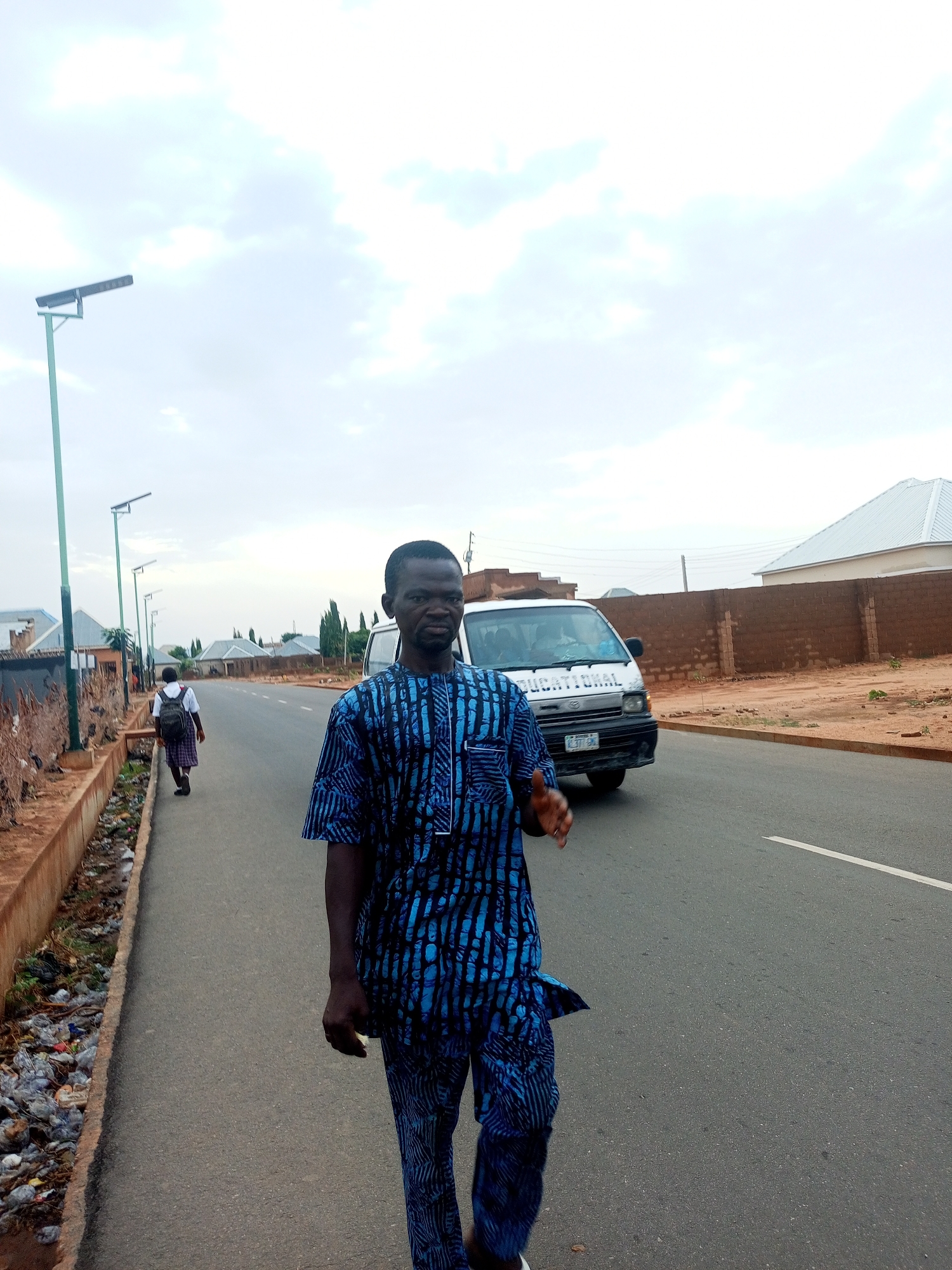 Morning street life documented in Tempure, Nigeria