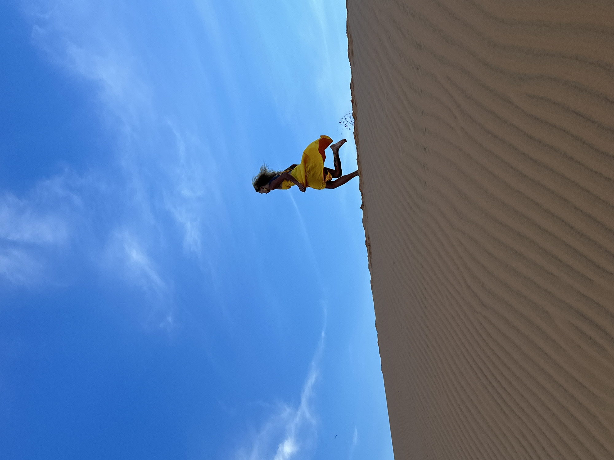 Posing and jumping through Mui Ne's sand dunes