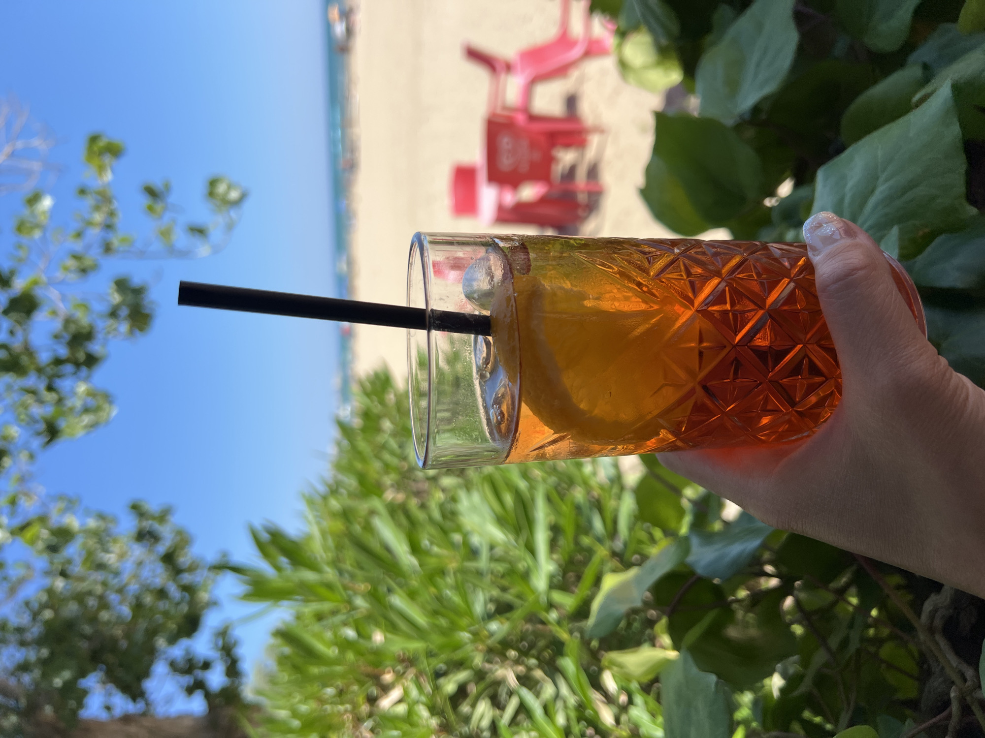 Aperitivo hour at a beachside bar in Vieste