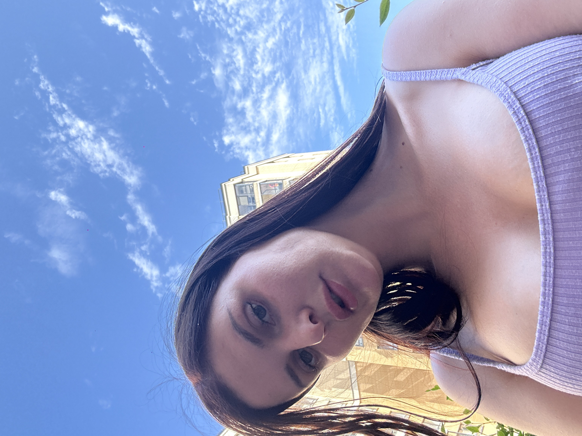 Casual selfie session across outdoor and indoor settings