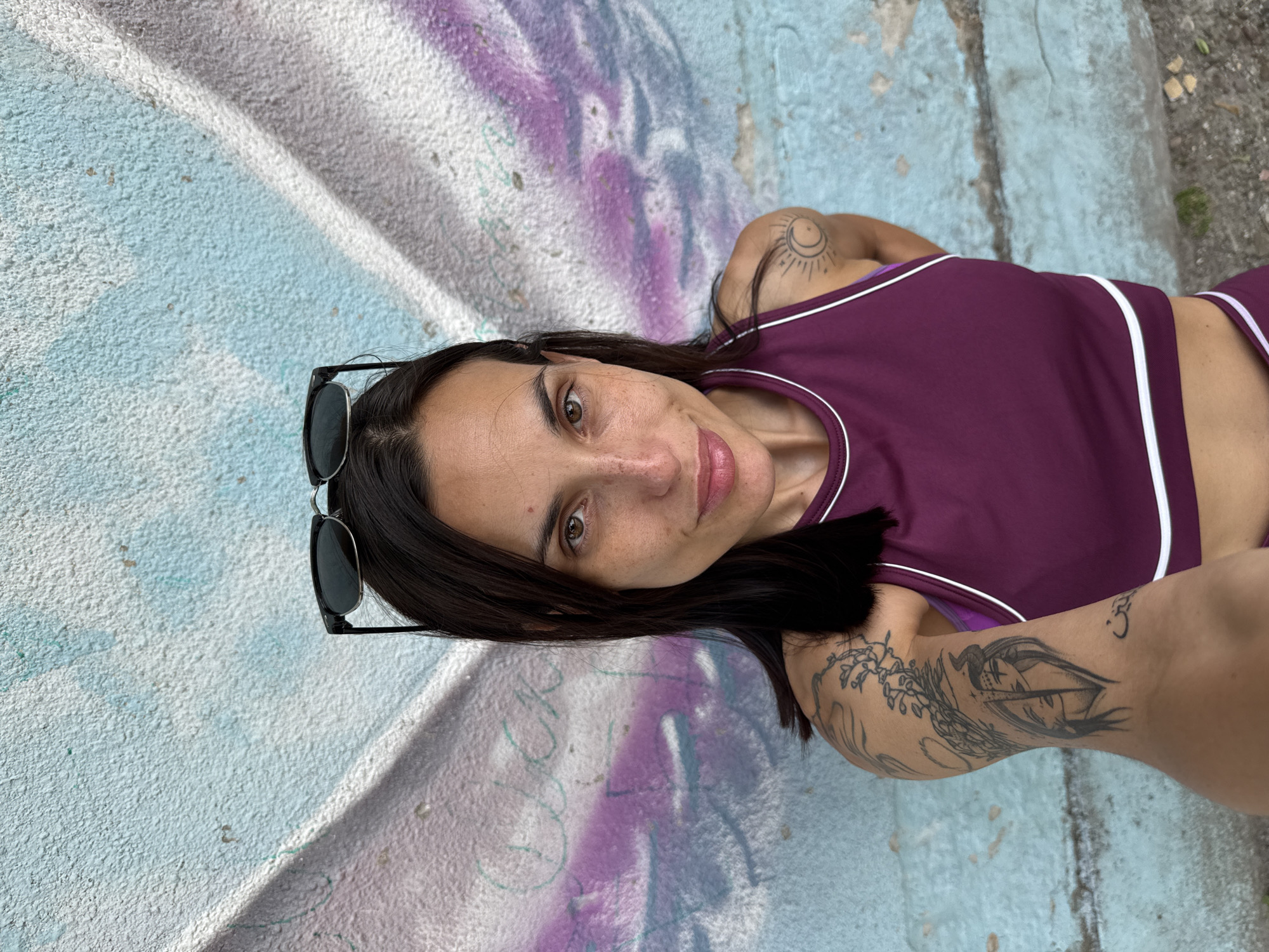 Woman documented at multiple locations in Pleven, Bulgaria