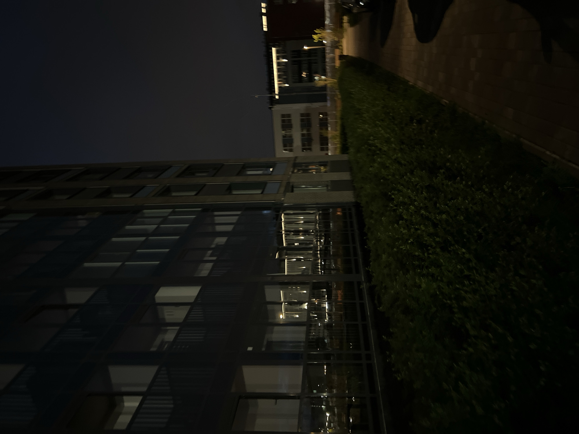 Nighttime residential complex documented by witnesses in Russia
