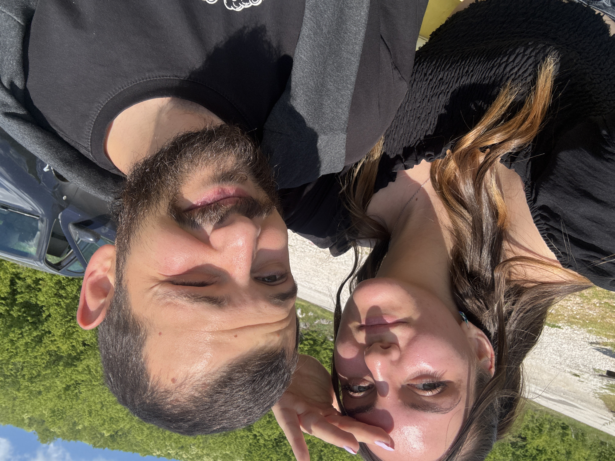 Couple documents hour-long photo session in Bulgarian countryside