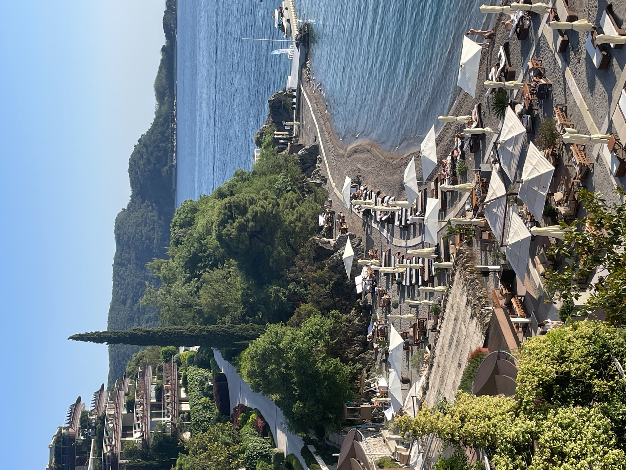 Afternoon beach scenes captured at Budva resort, Montenegro