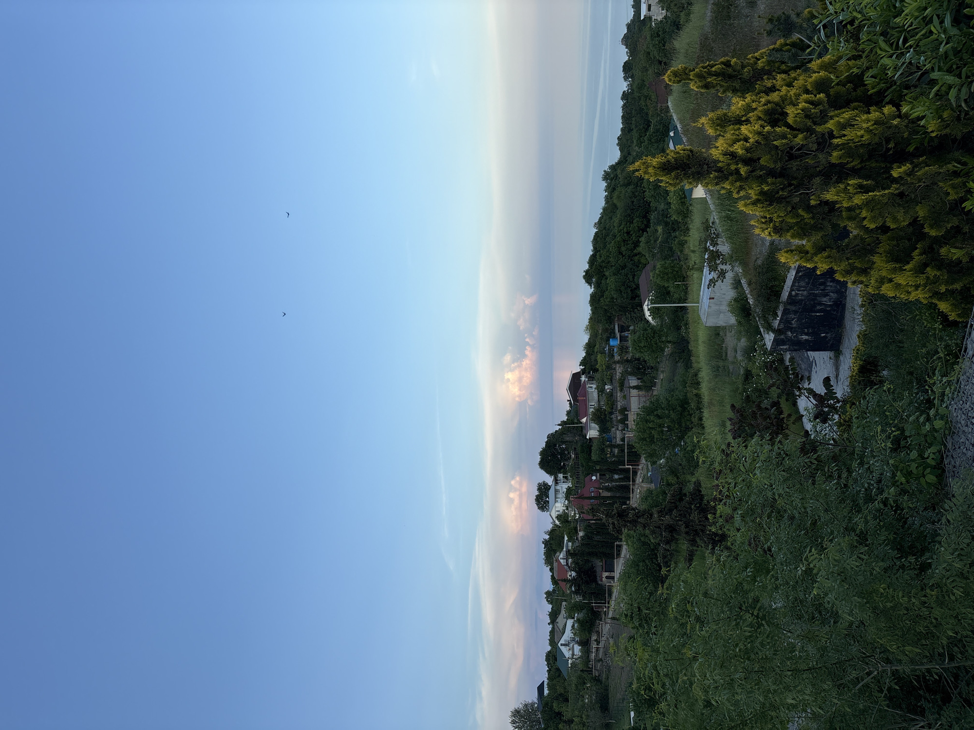 Routine landscape photography session documented in Ukrainian villages