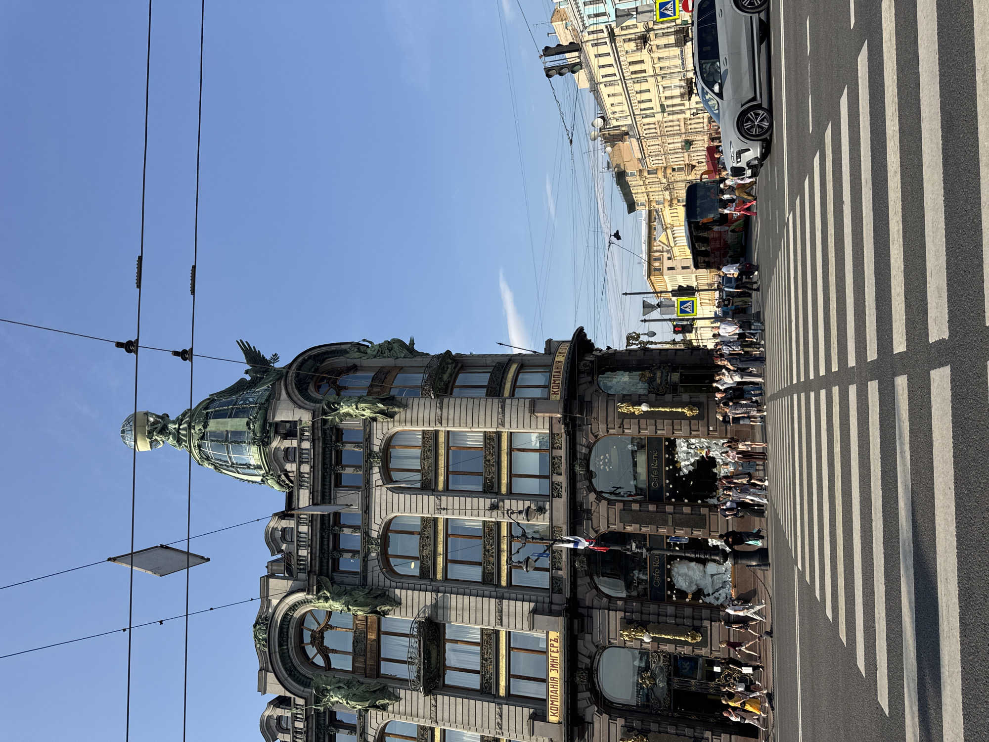 Afternoon exploring central Saint Petersburg's streets, metro, and cafés