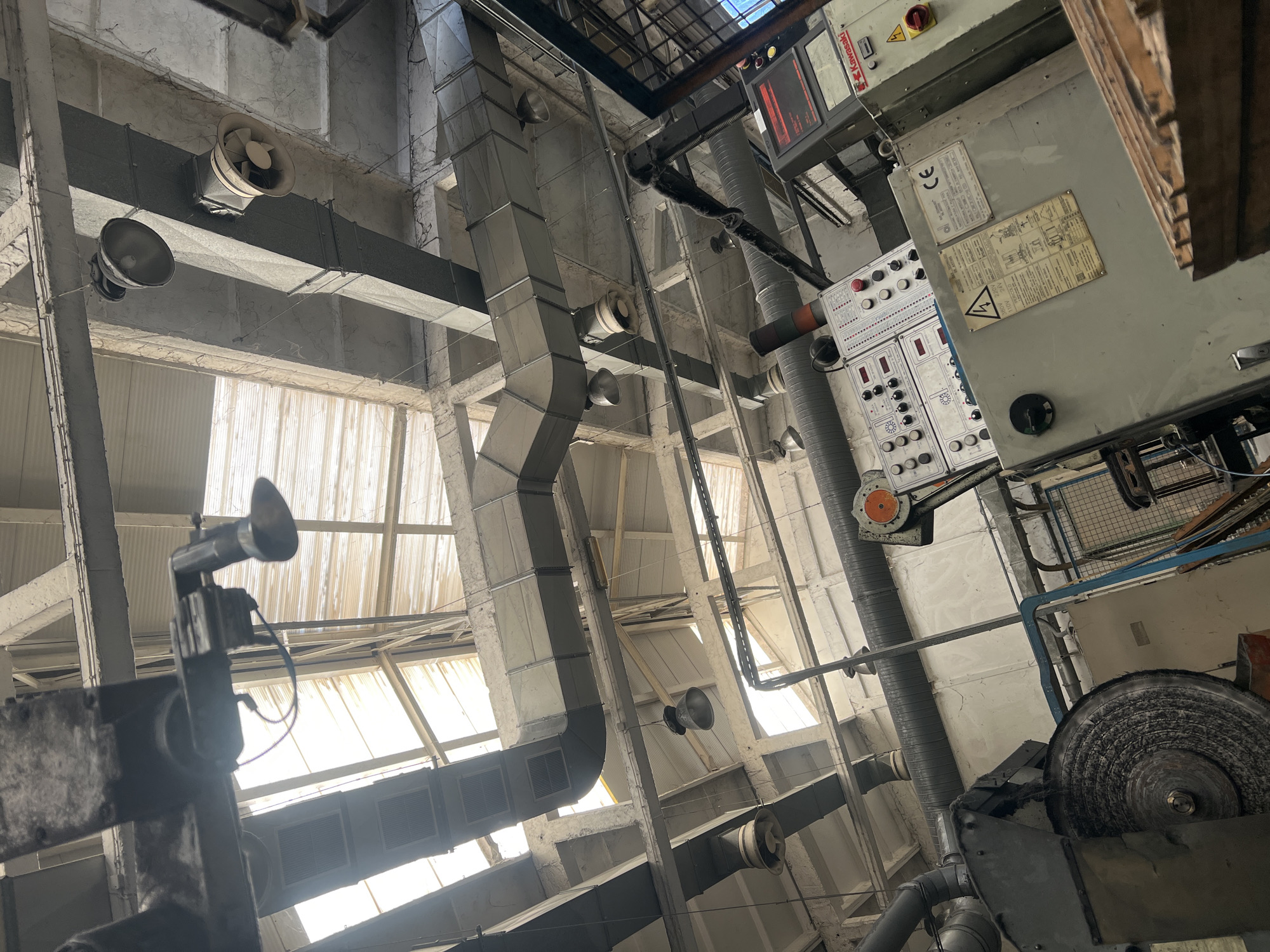 Industrial facility interior documented in Sevlievo, Bulgaria