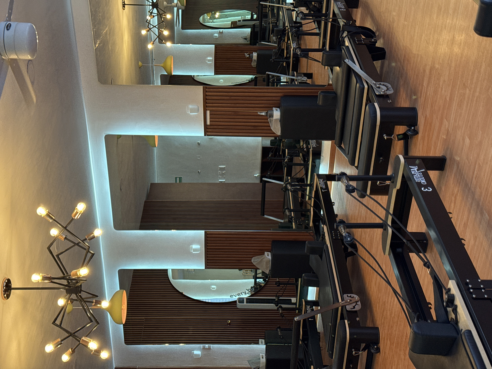 Pilates studio interior captured in Puebla, Mexico