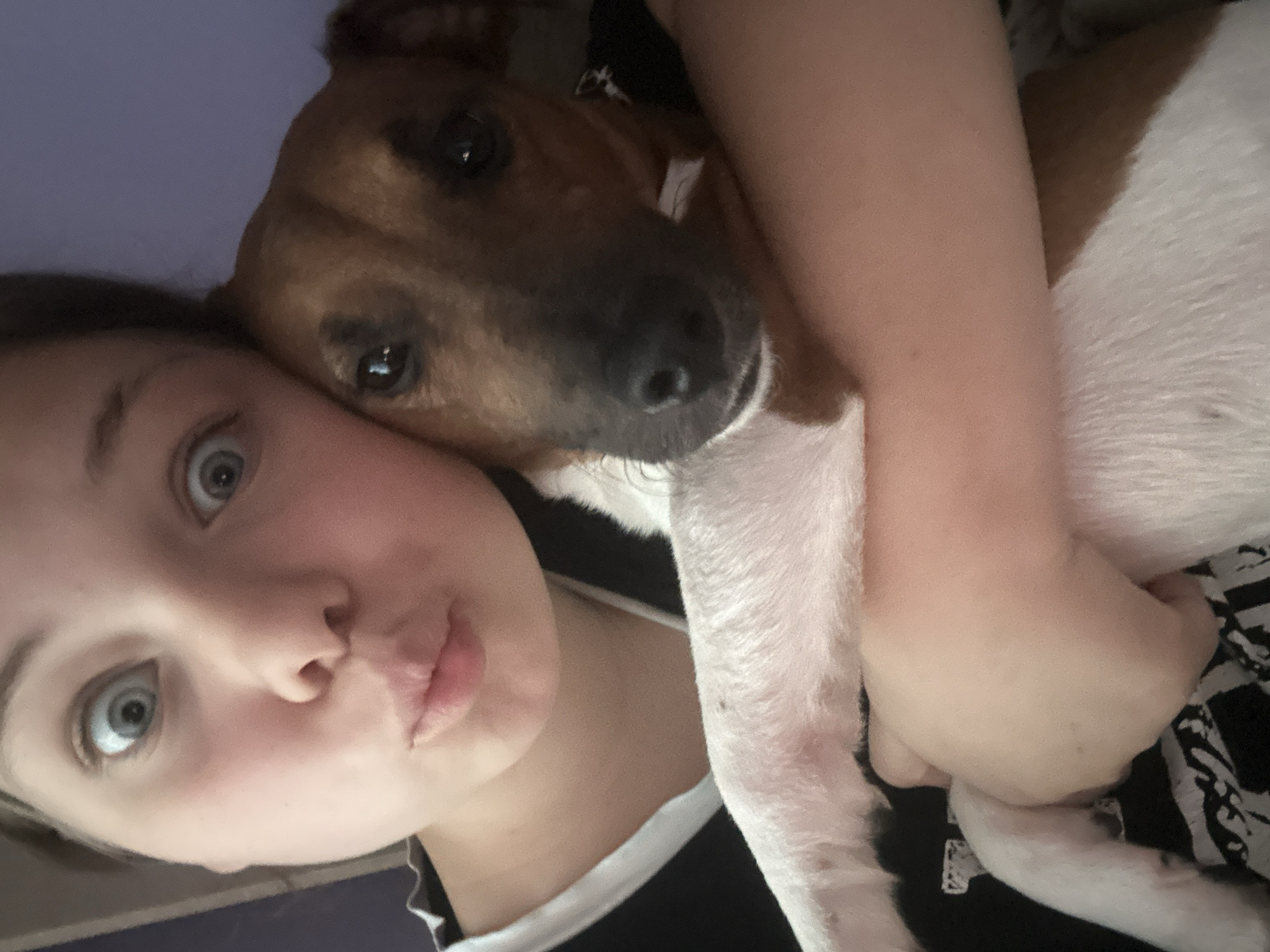 Casual indoor hangout with friends and a dog in Tiraspol