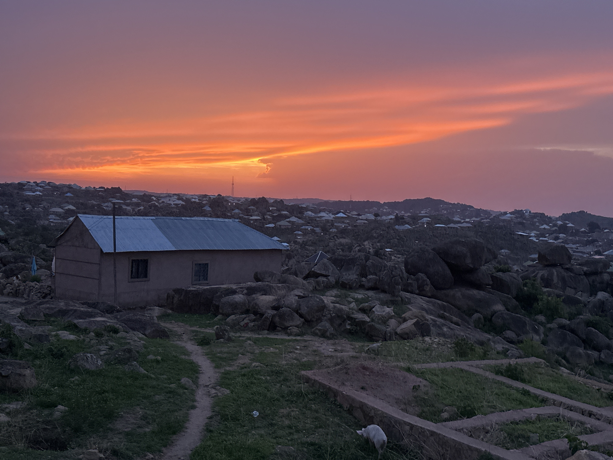 Twilight scenes documented across Jos Nigeria's granite landscape