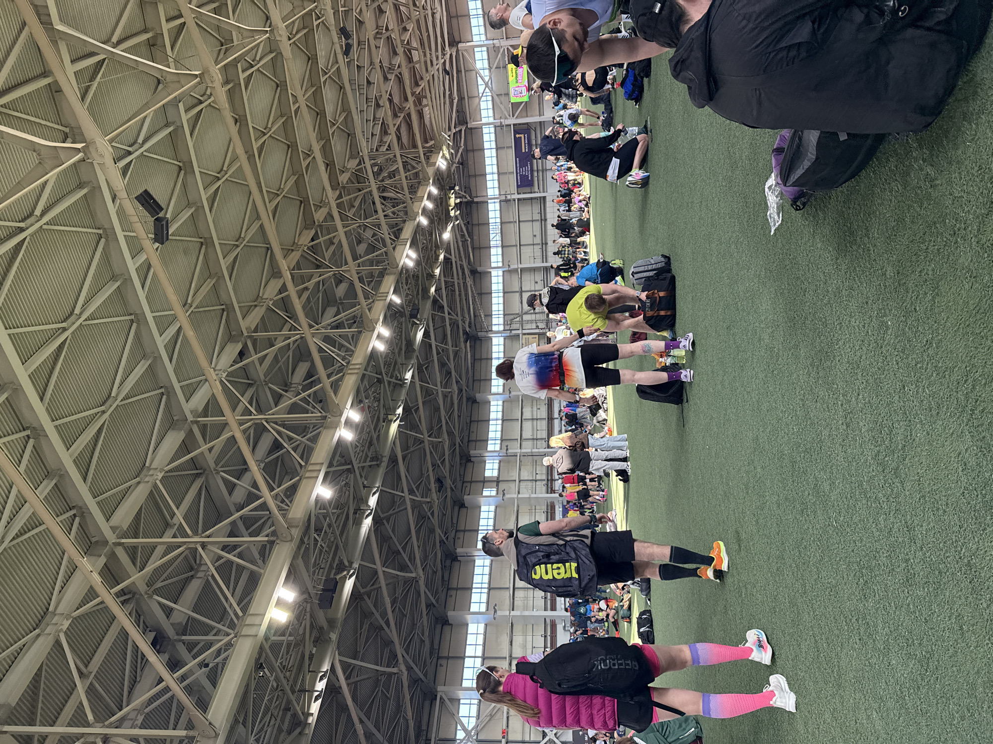 Indoor athletic event draws crowds to turf facility