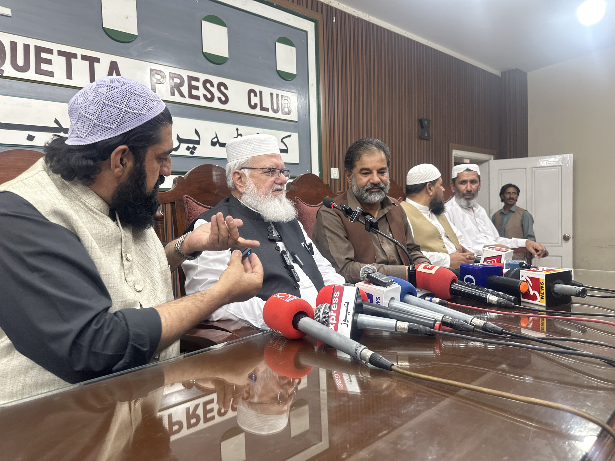 Street scenes and a press conference in Quetta, Pakistan