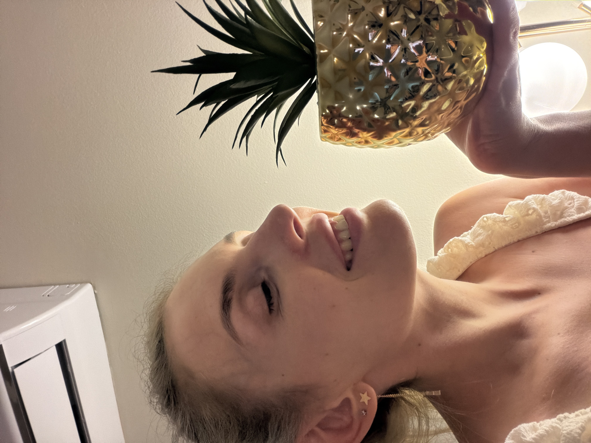 Indoors in Montenegro: self-portraits, decorative objects, and a summer sunset