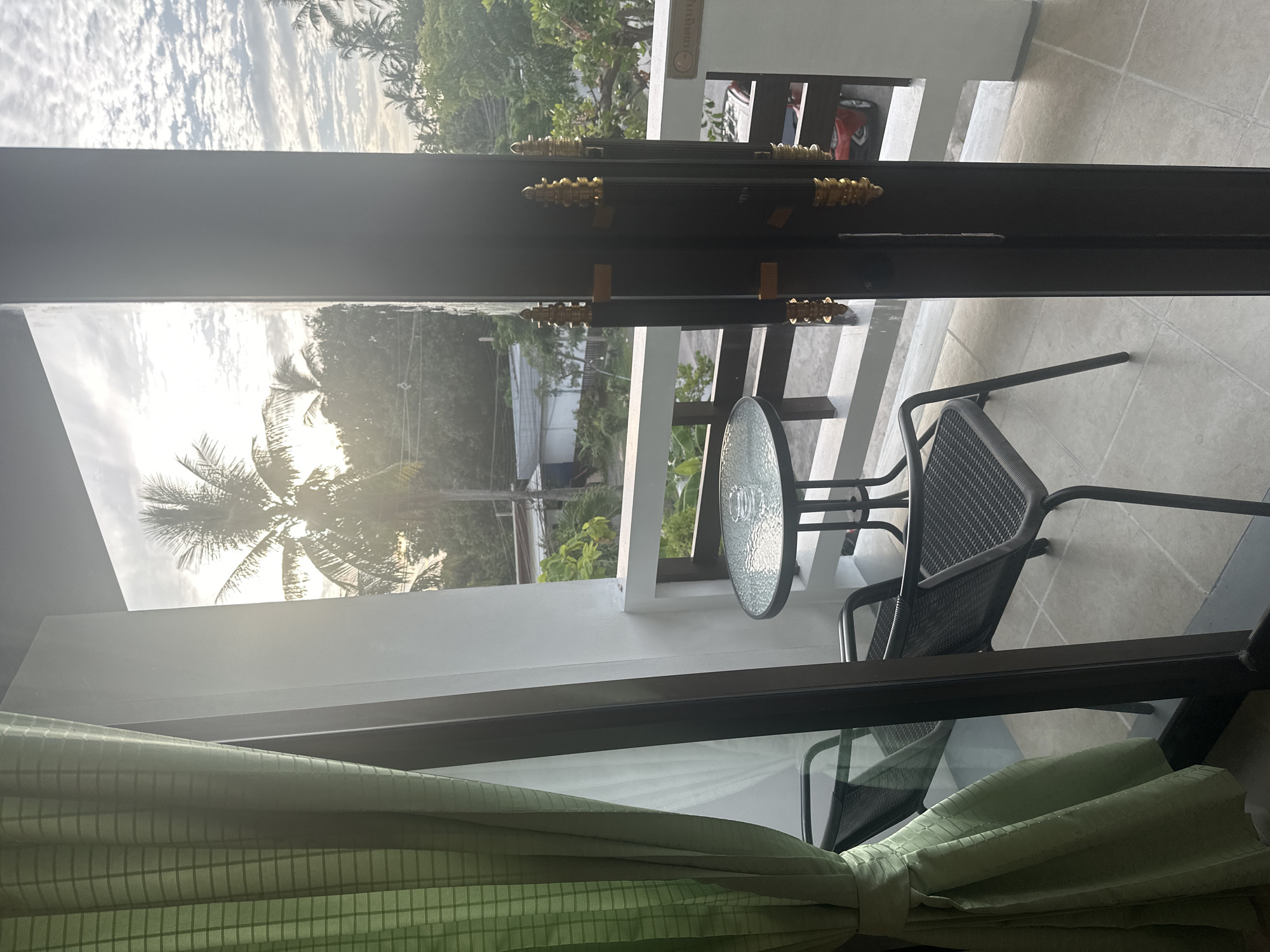 Ko Samui hotel room and balcony, tropical views included