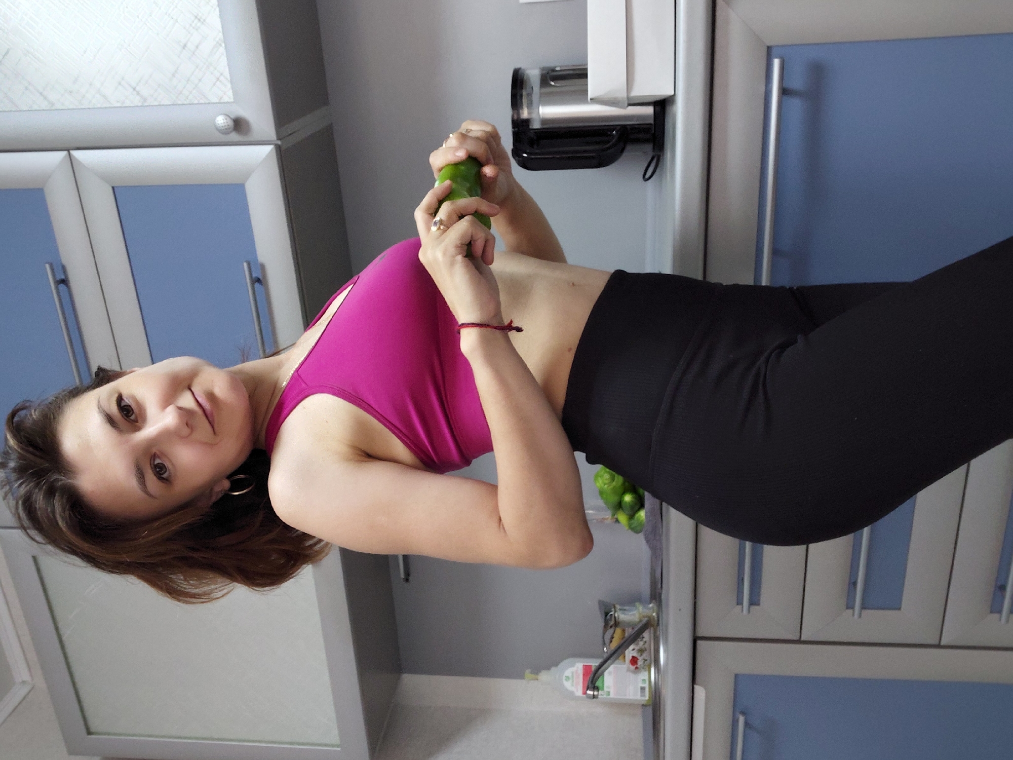 Kitchen moment in Magnitogorsk with fresh vegetables, July 2026