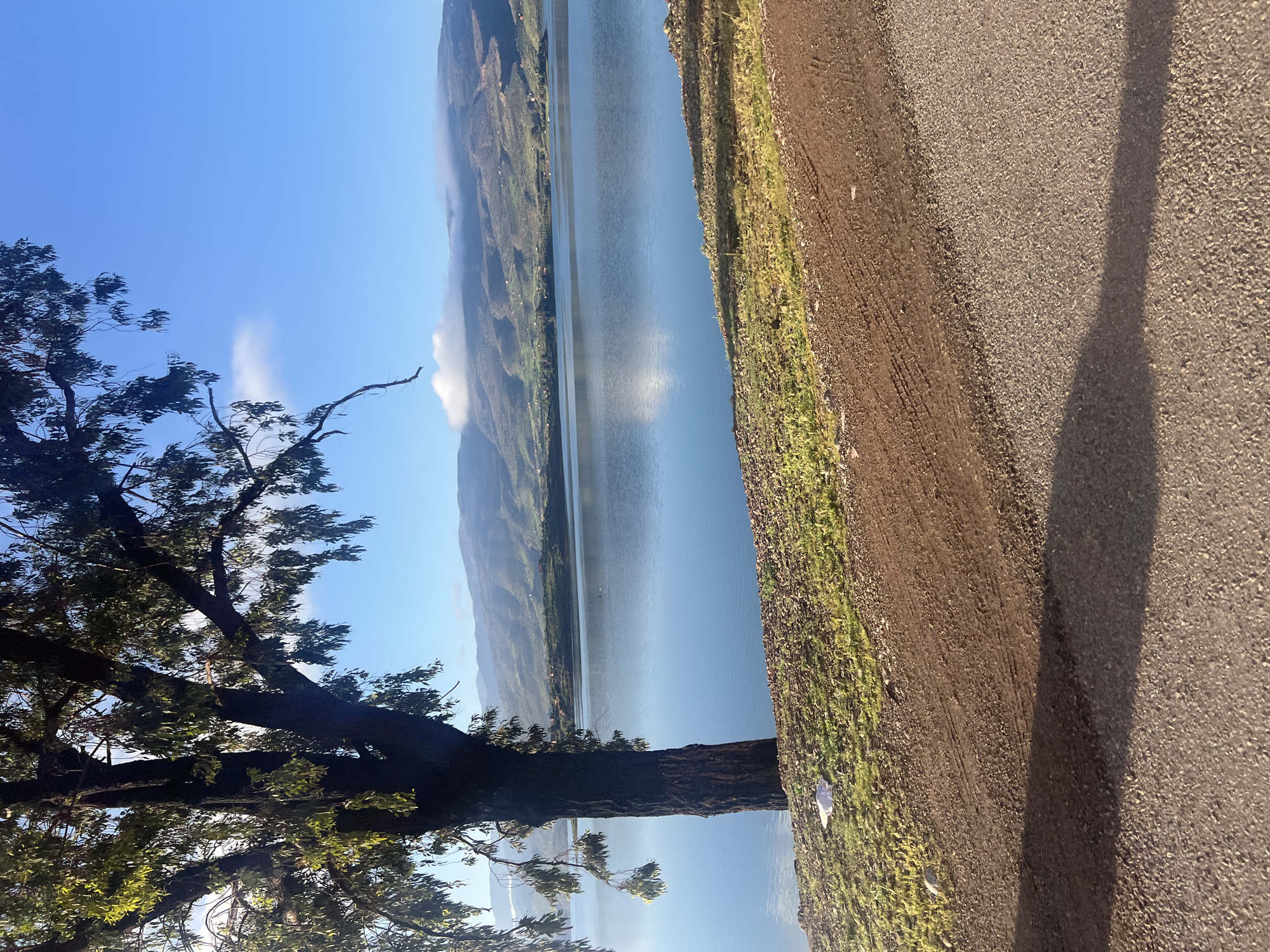 Scenic morning views captured at Bin El Ouidane reservoir, Morocco