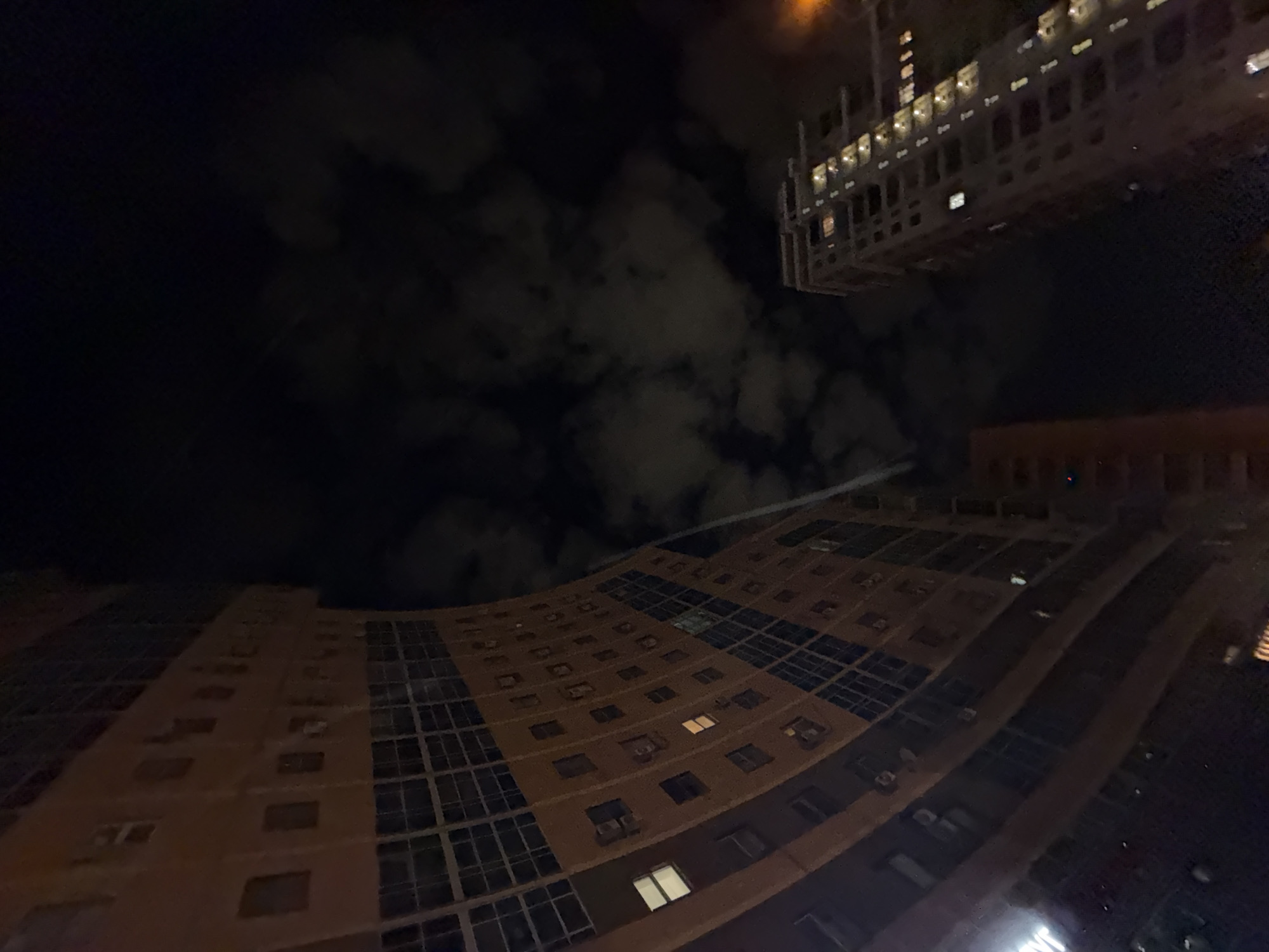 Nighttime cityscape photographed in Kazan, Russia