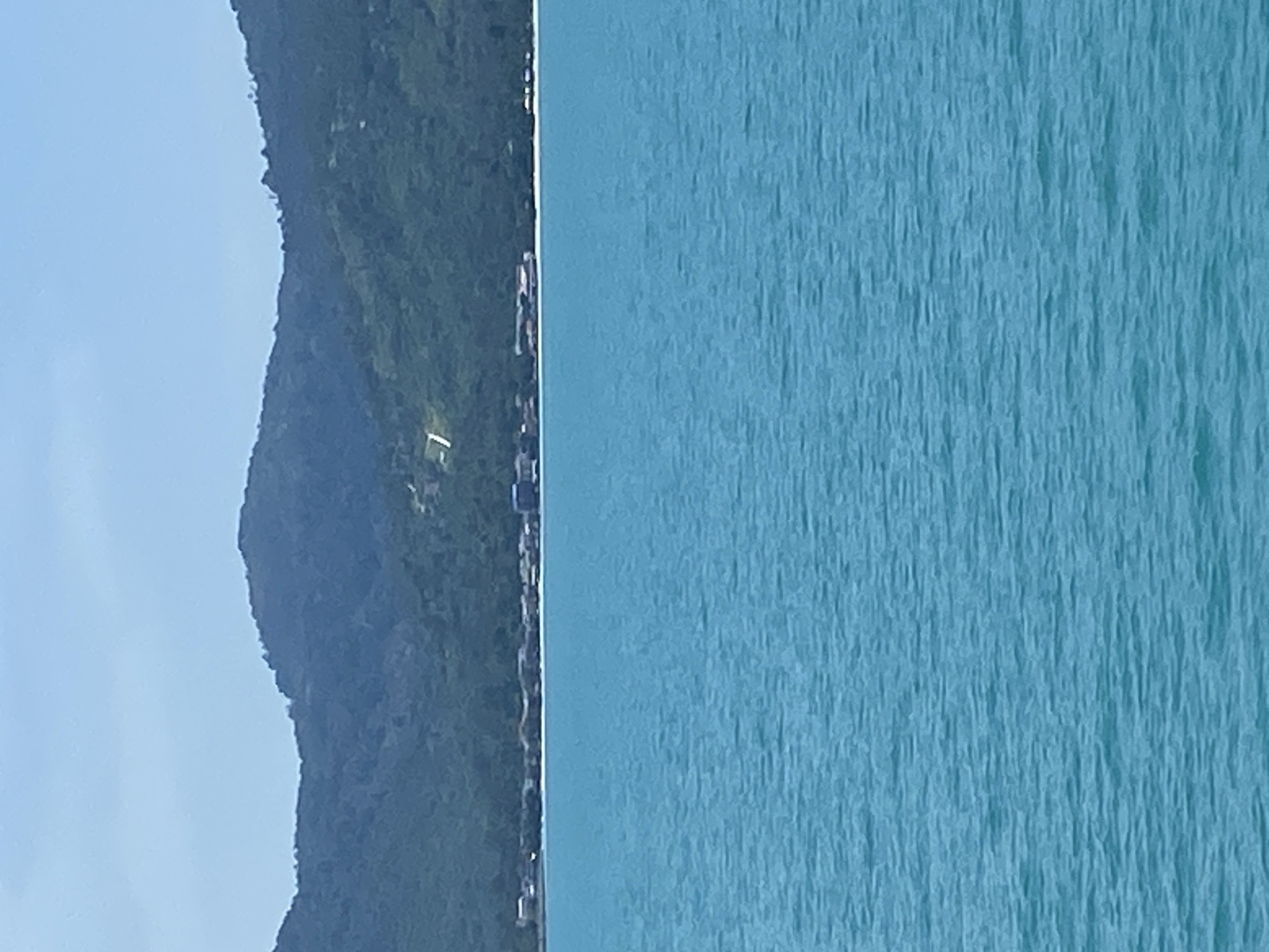 Ferry crossing through turquoise waters near Ko Samui