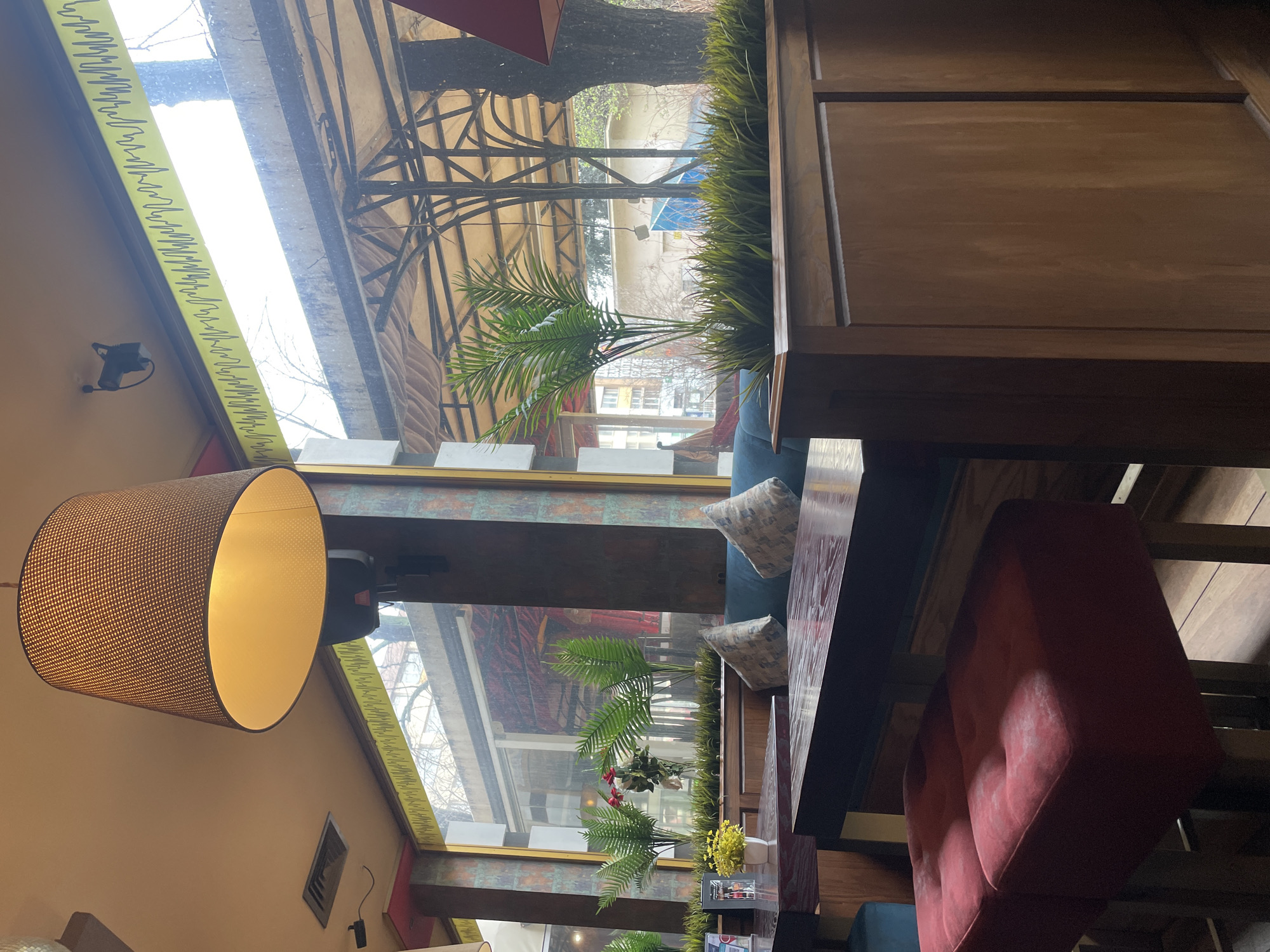 Morning coffee service documented at Varna cafe