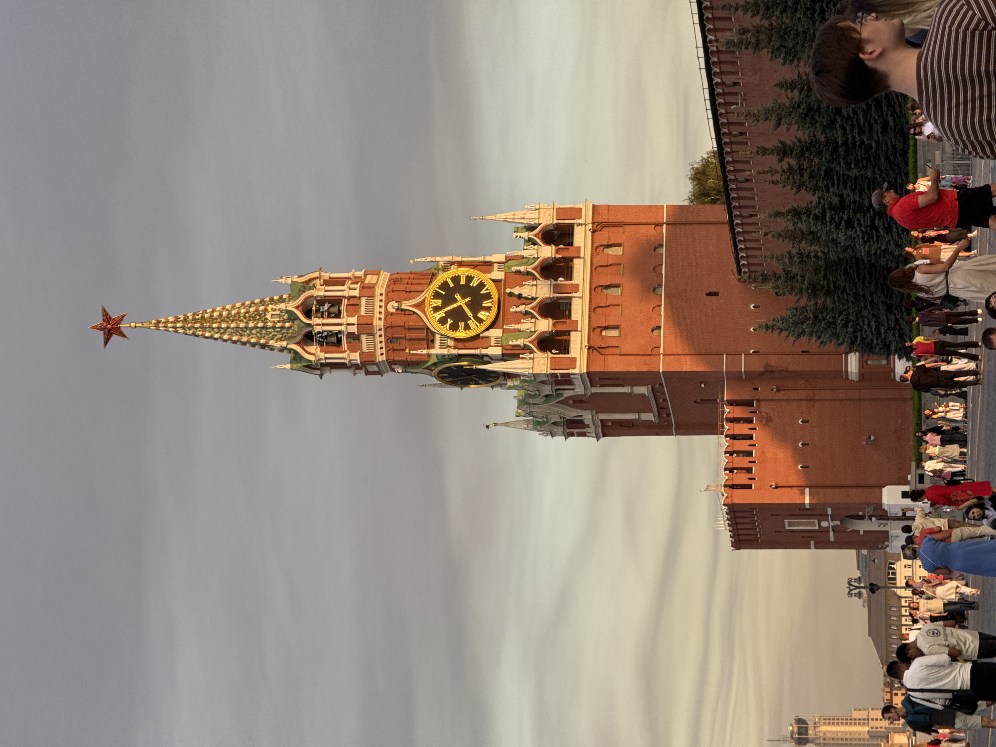 Red Square area and Kremlin landmarks, central Moscow