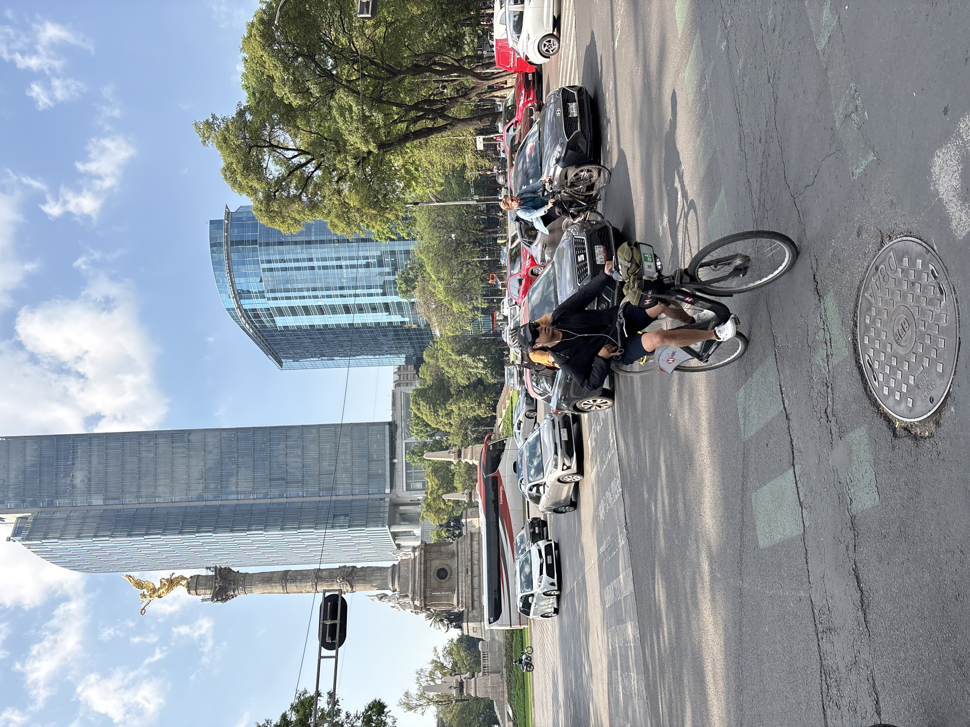 Angel of Independence monument photographed in Mexico City