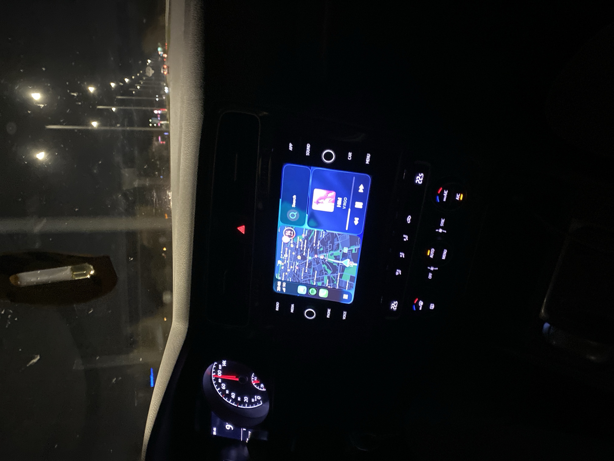 Vehicle stationary in Varna with active navigation systems