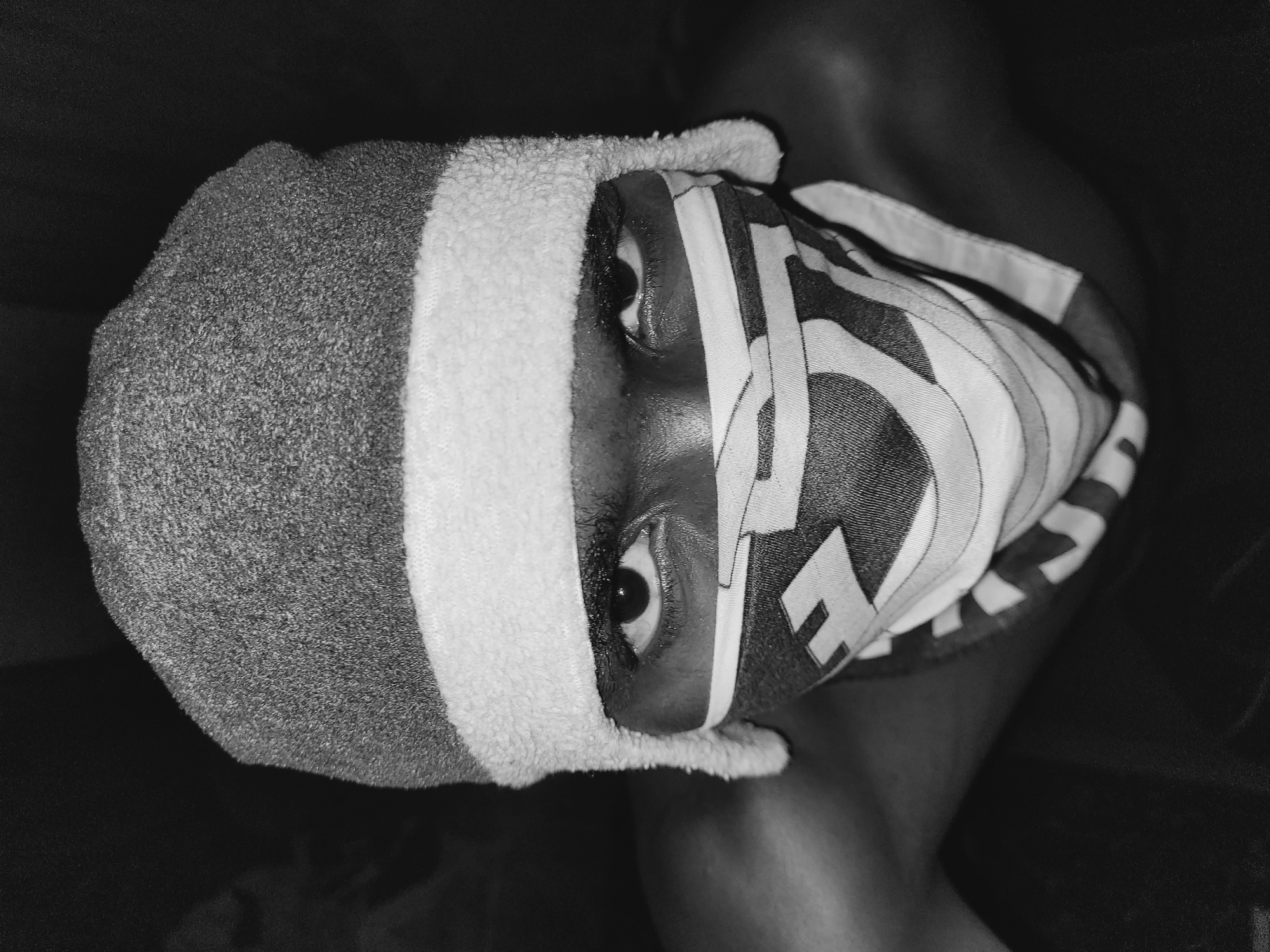 Experimental self-portrait session in Bukuru, Nigeria
