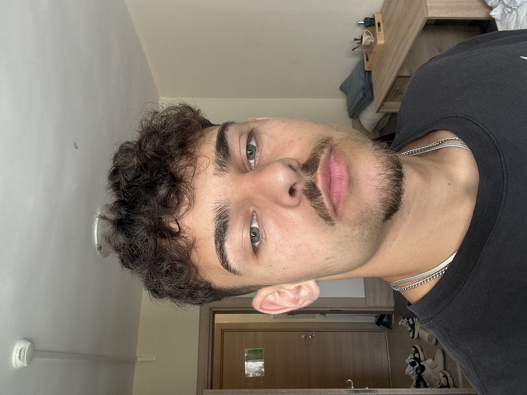 Young man takes selfies while gaming in Sofia