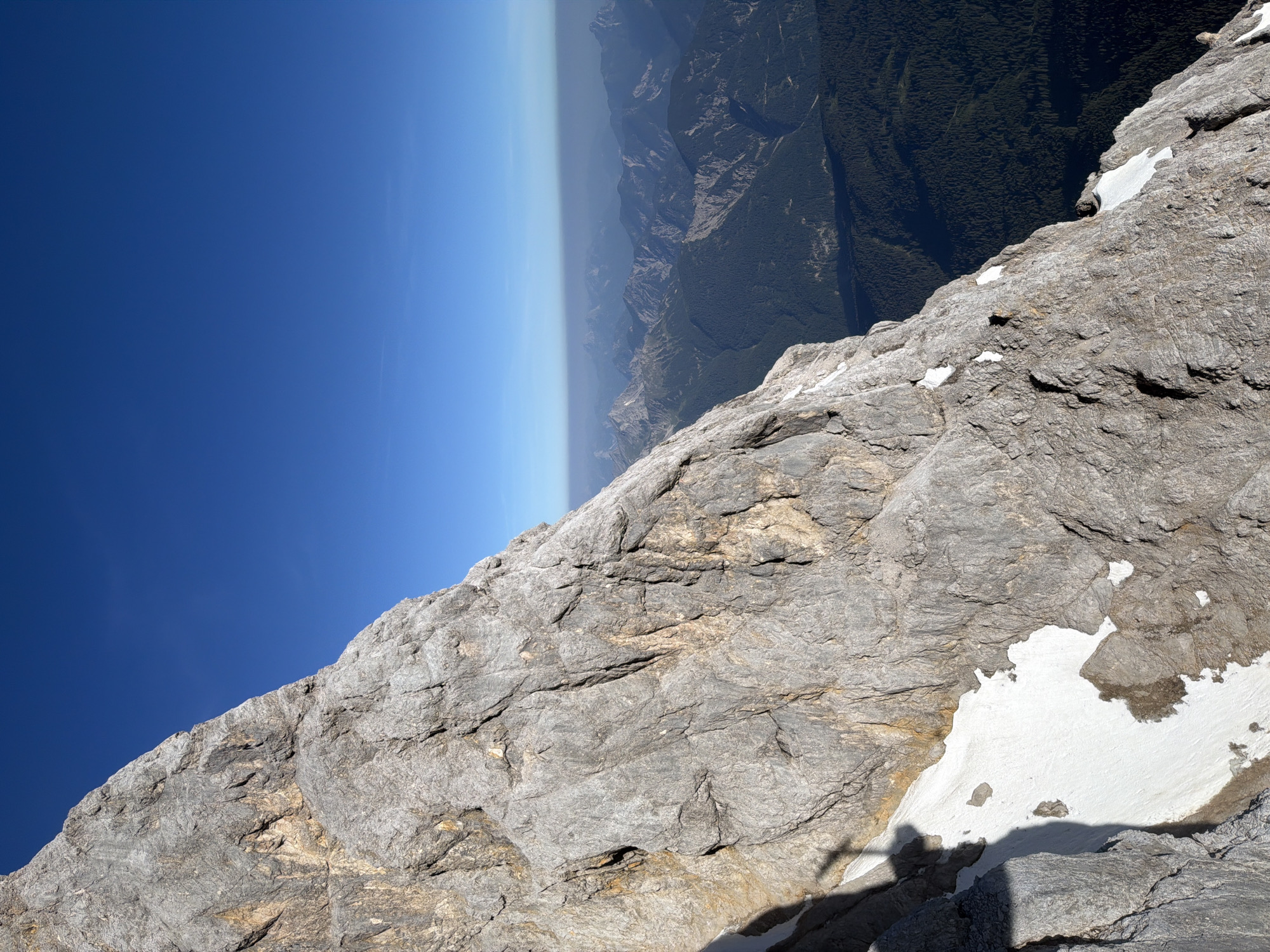 Zugspitze summit and slopes on a clear Alpine morning