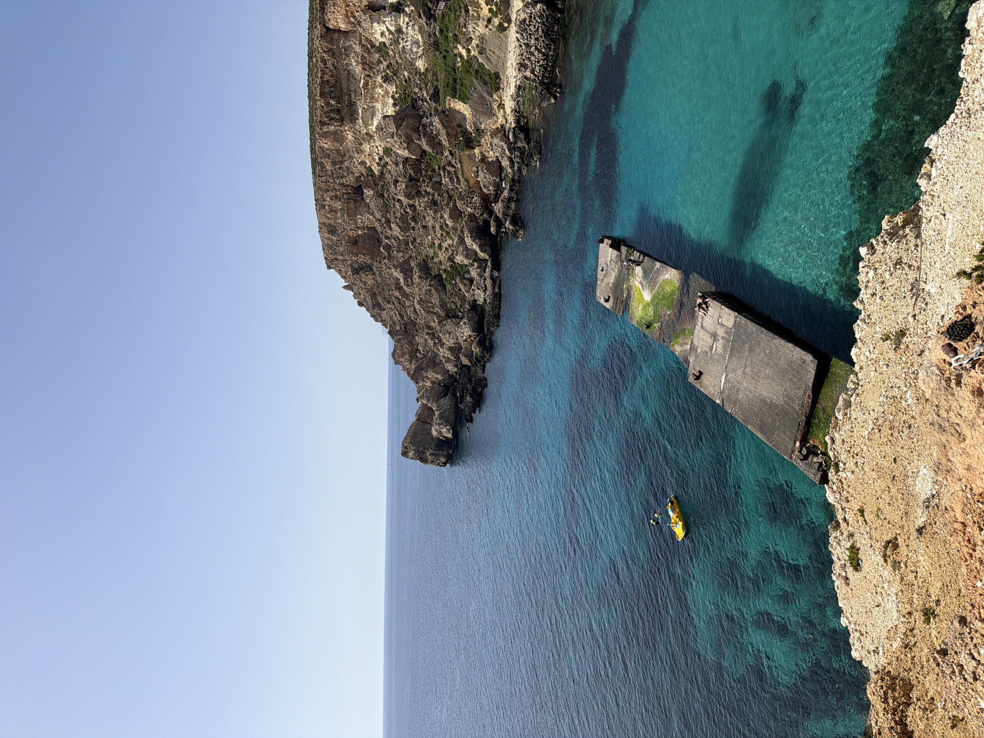 Aerial views captured of Mellieħa coastal scene, Malta