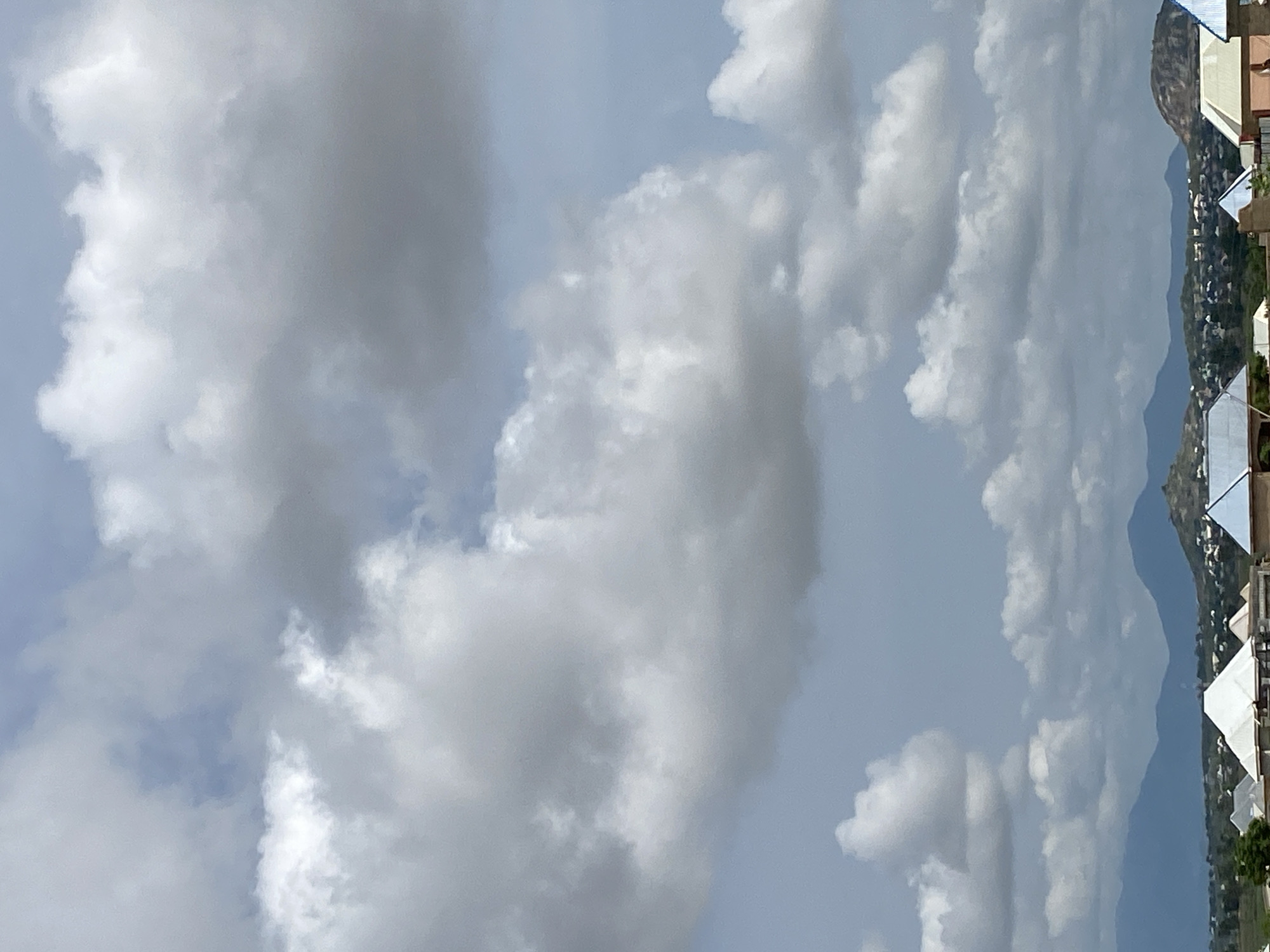 Dramatic cloud cover hangs over Kuson, Nigeria
