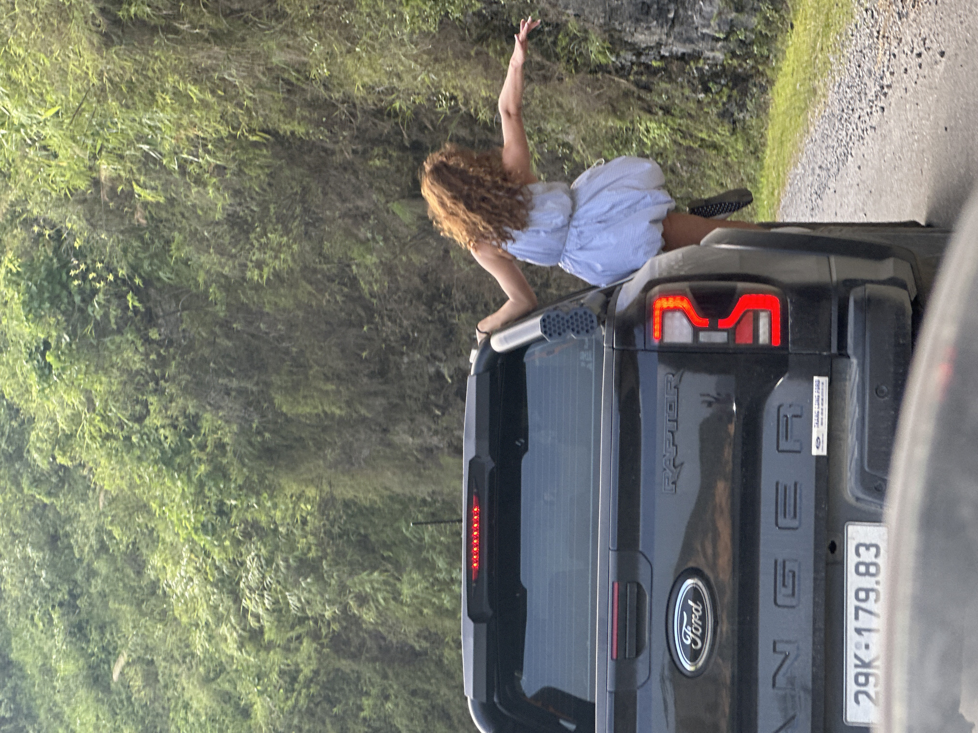 Rural Vietnam residents captured using phones, vehicles Monday morning