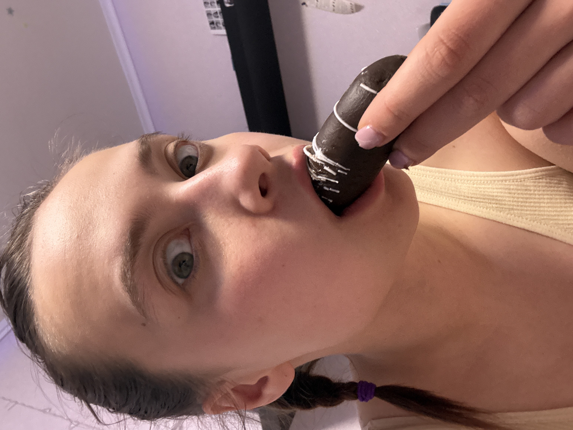Young woman's casual afternoon documented in Прикамский, Russia