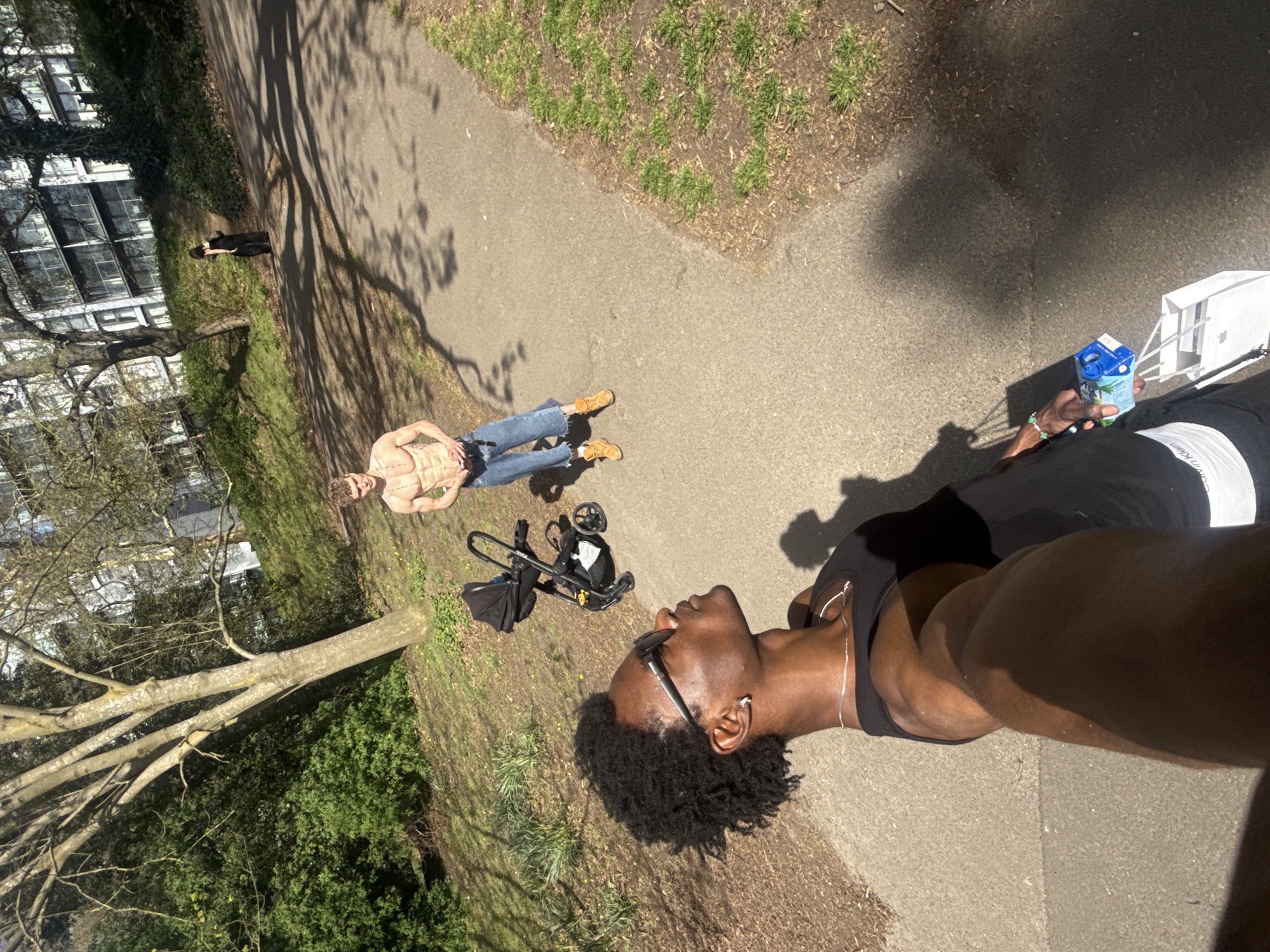 Two people spotted in London park Wednesday afternoon