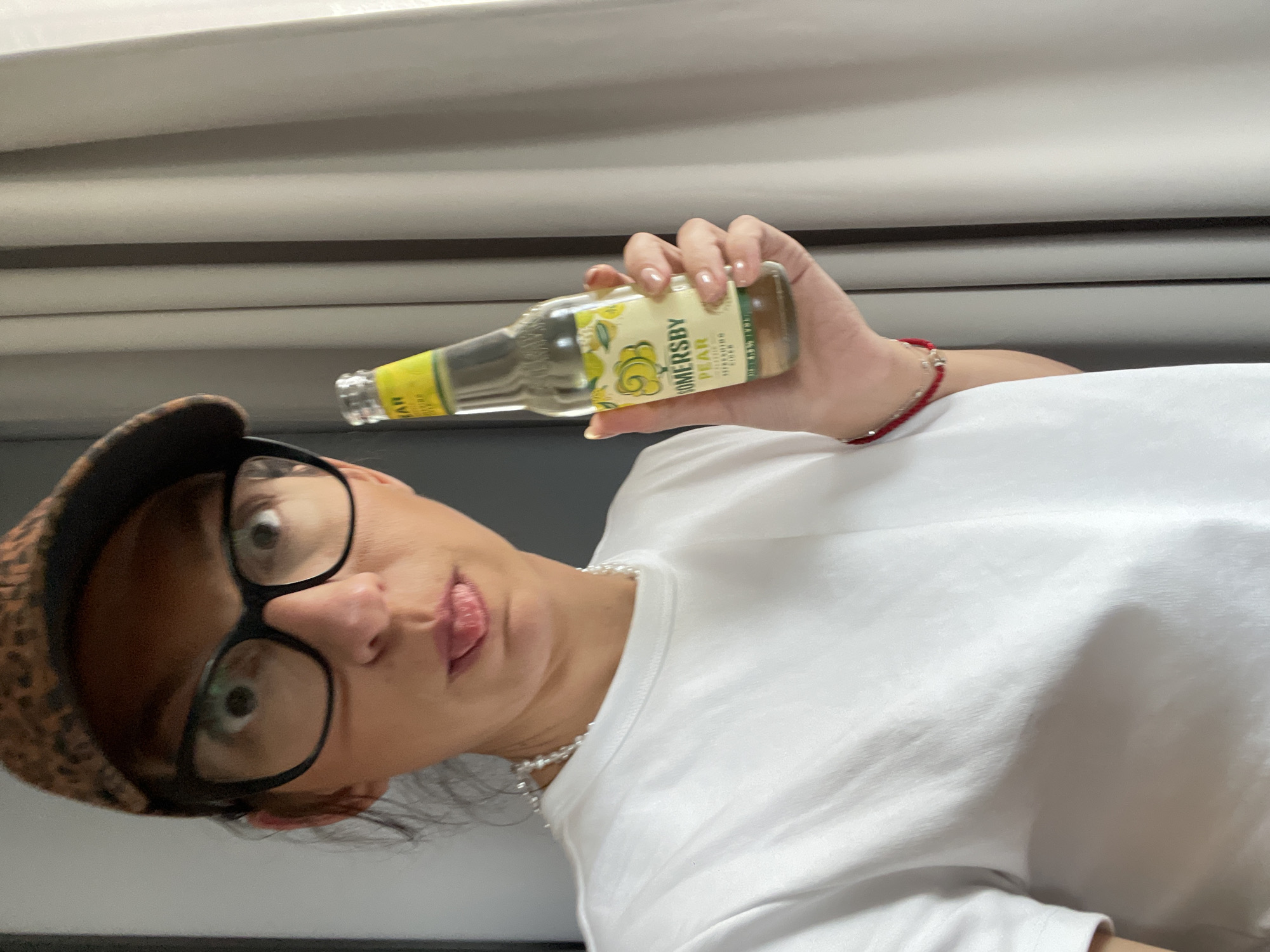Woman with Somersby cider spotted in Sofia