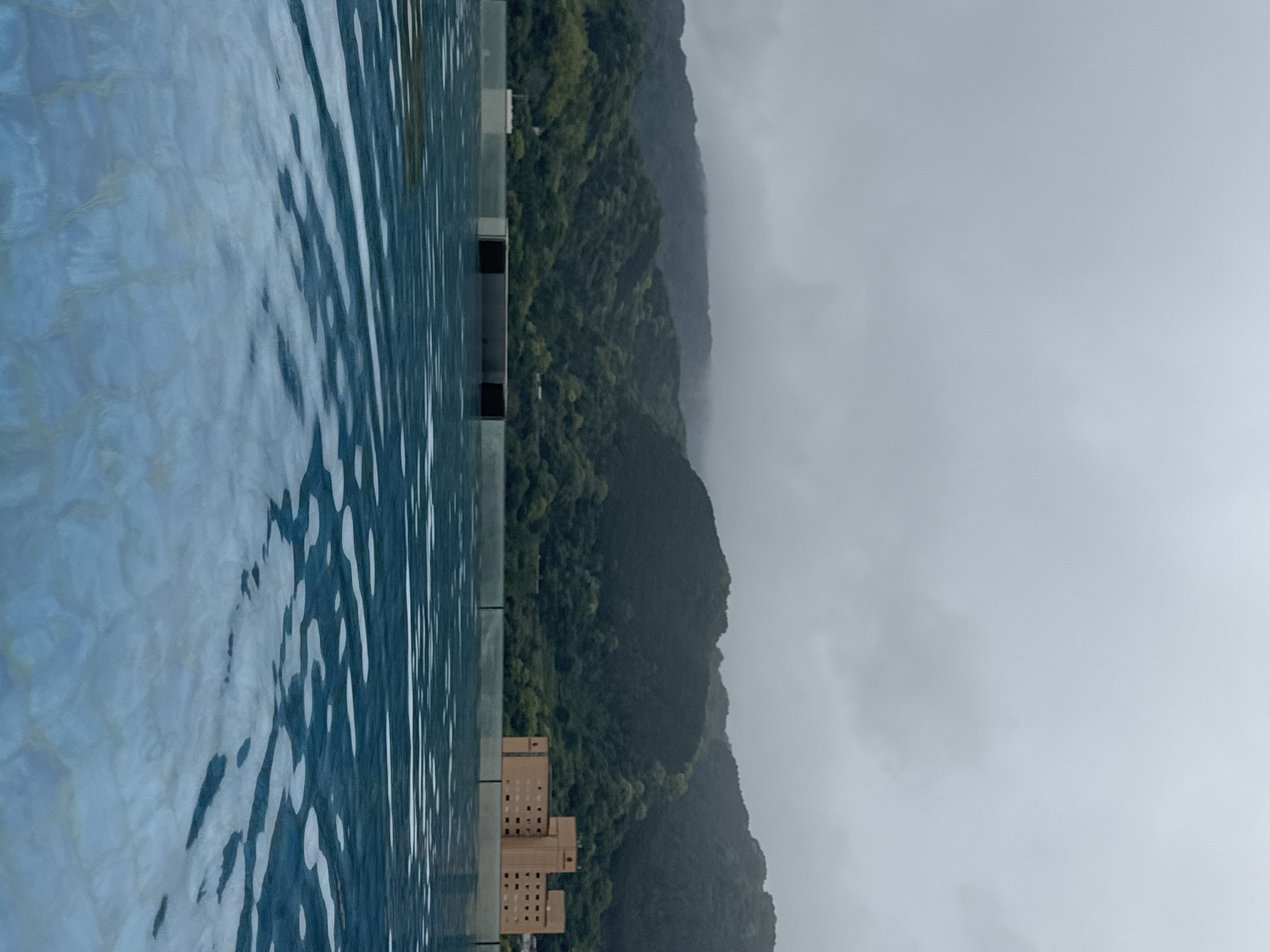 Elevated pool view captured in Beppu, Japan