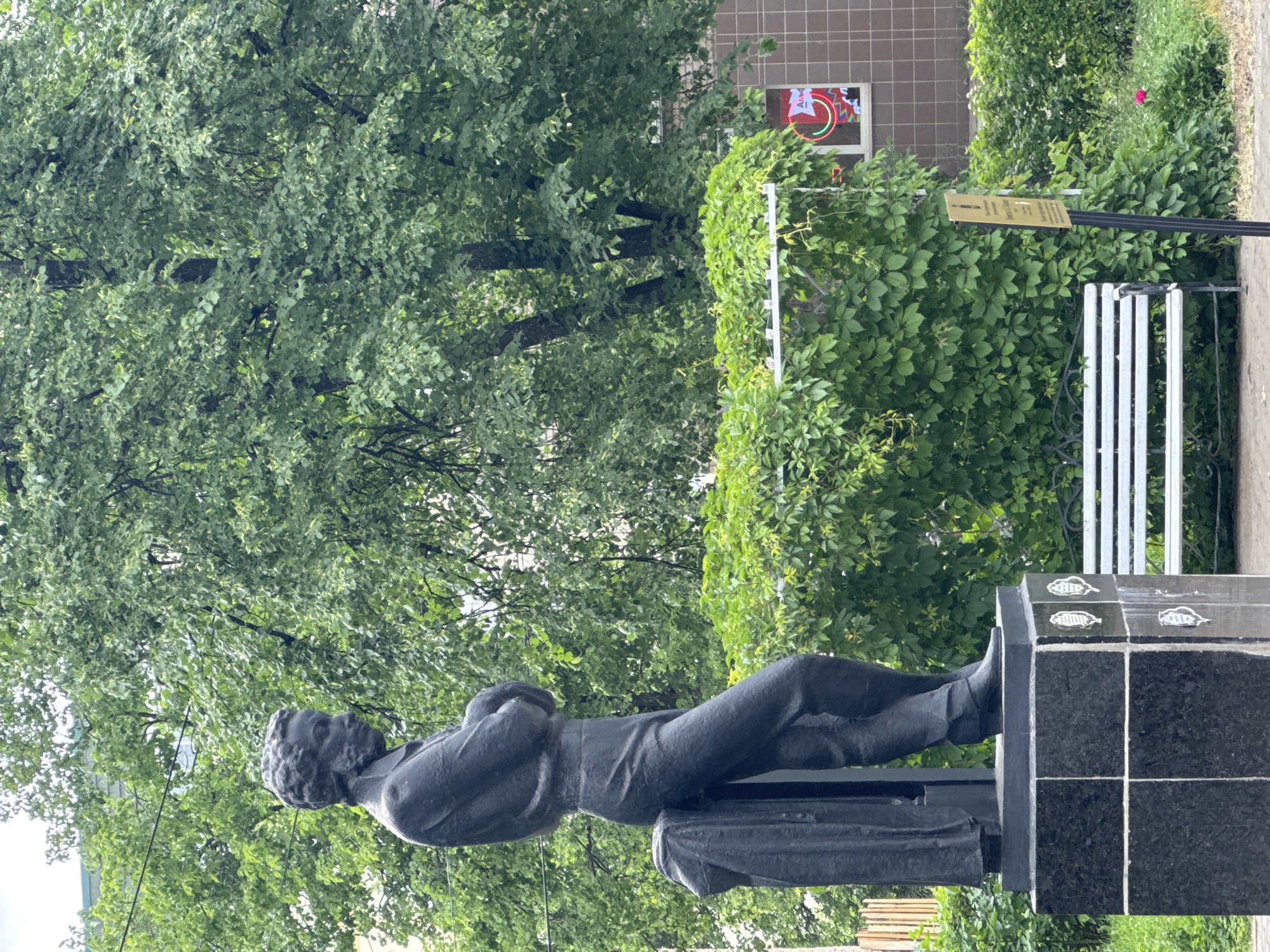 Morning life captured in Chaikovsky: playgrounds, flowers, church views