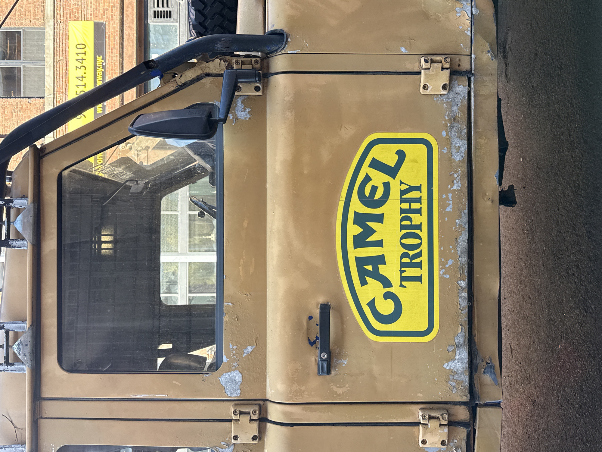 Modified Camel Trophy Land Rover spotted on NYC street
