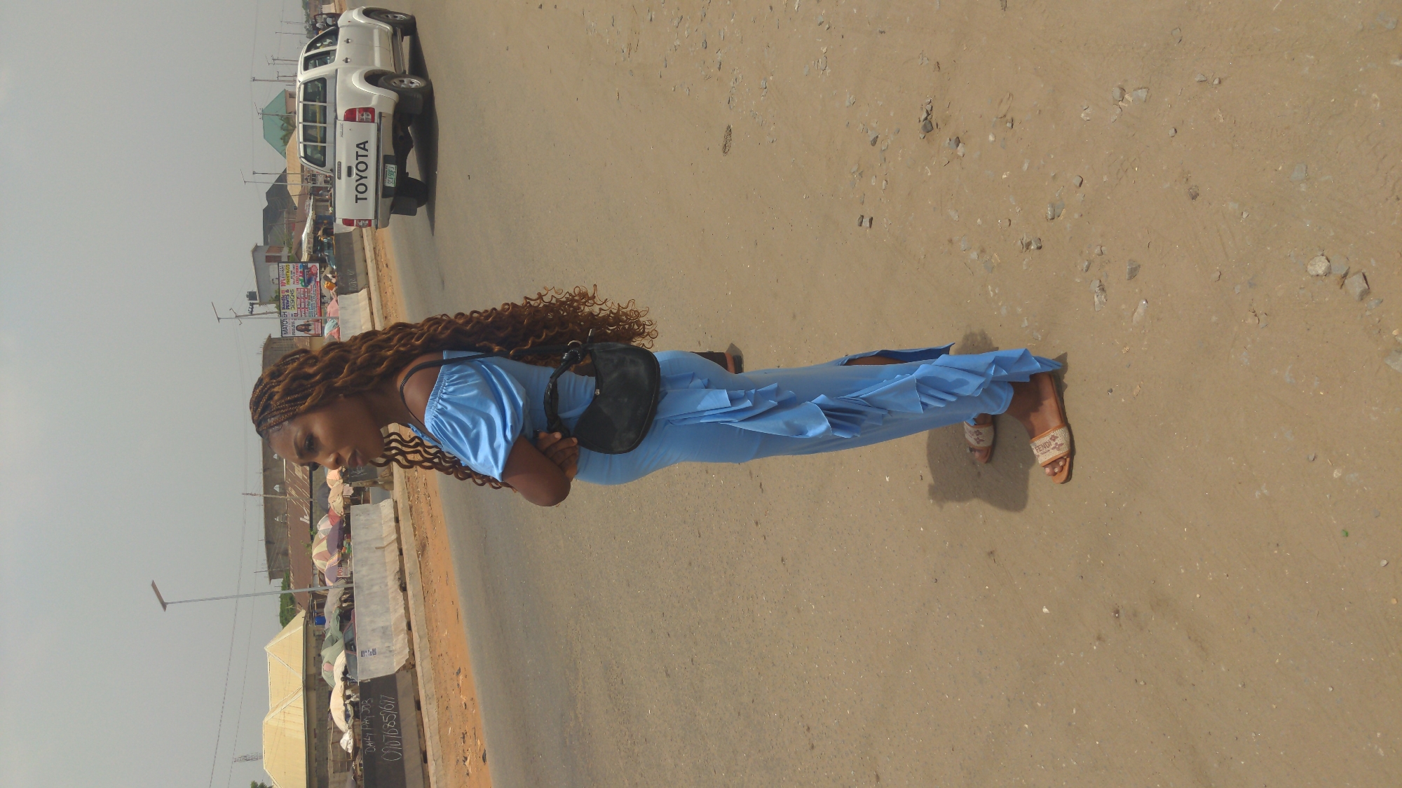 Daily street commerce observed in Ado, Nigeria