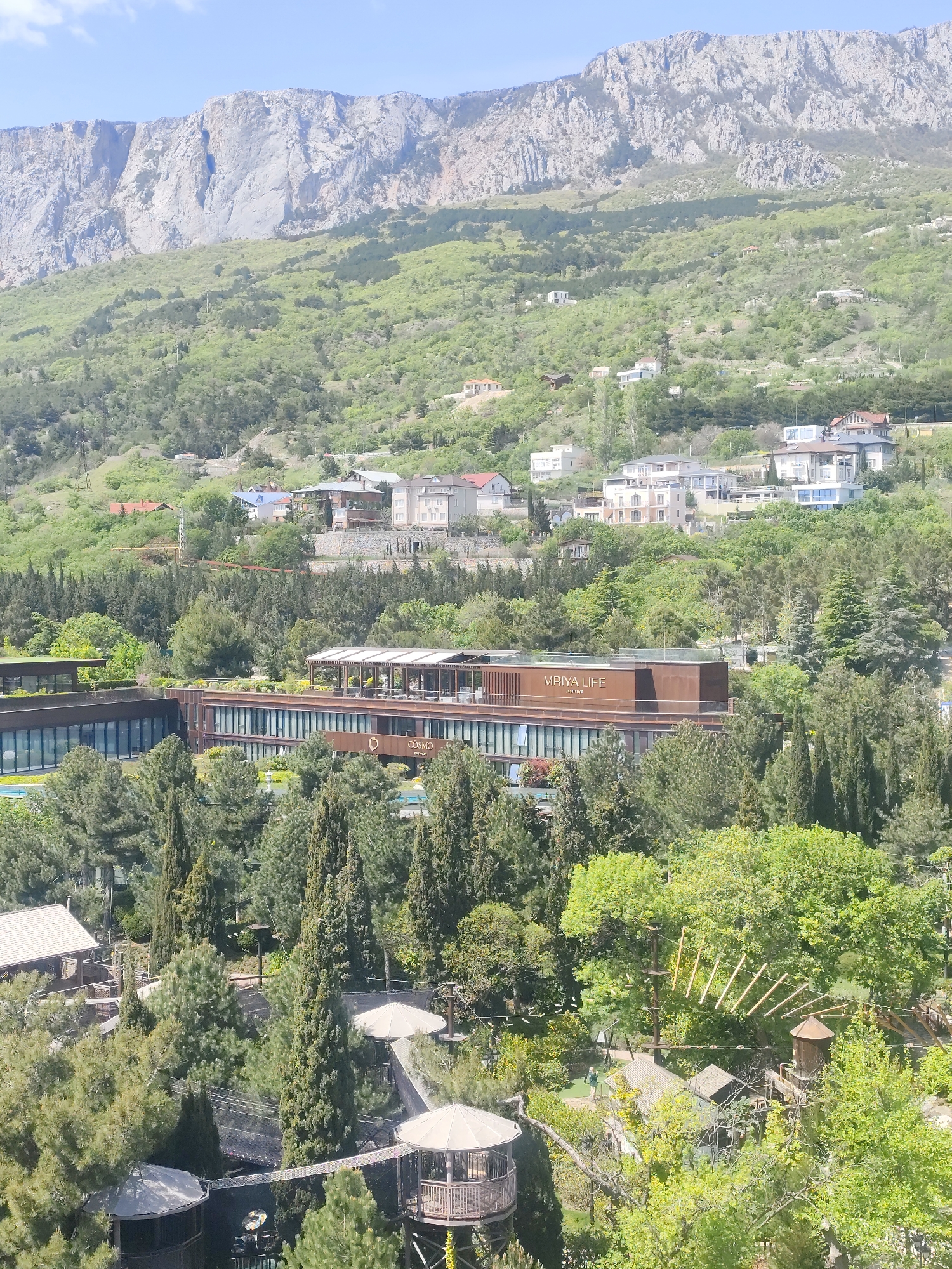Resort adventure park documented in Simeiz, Ukraine