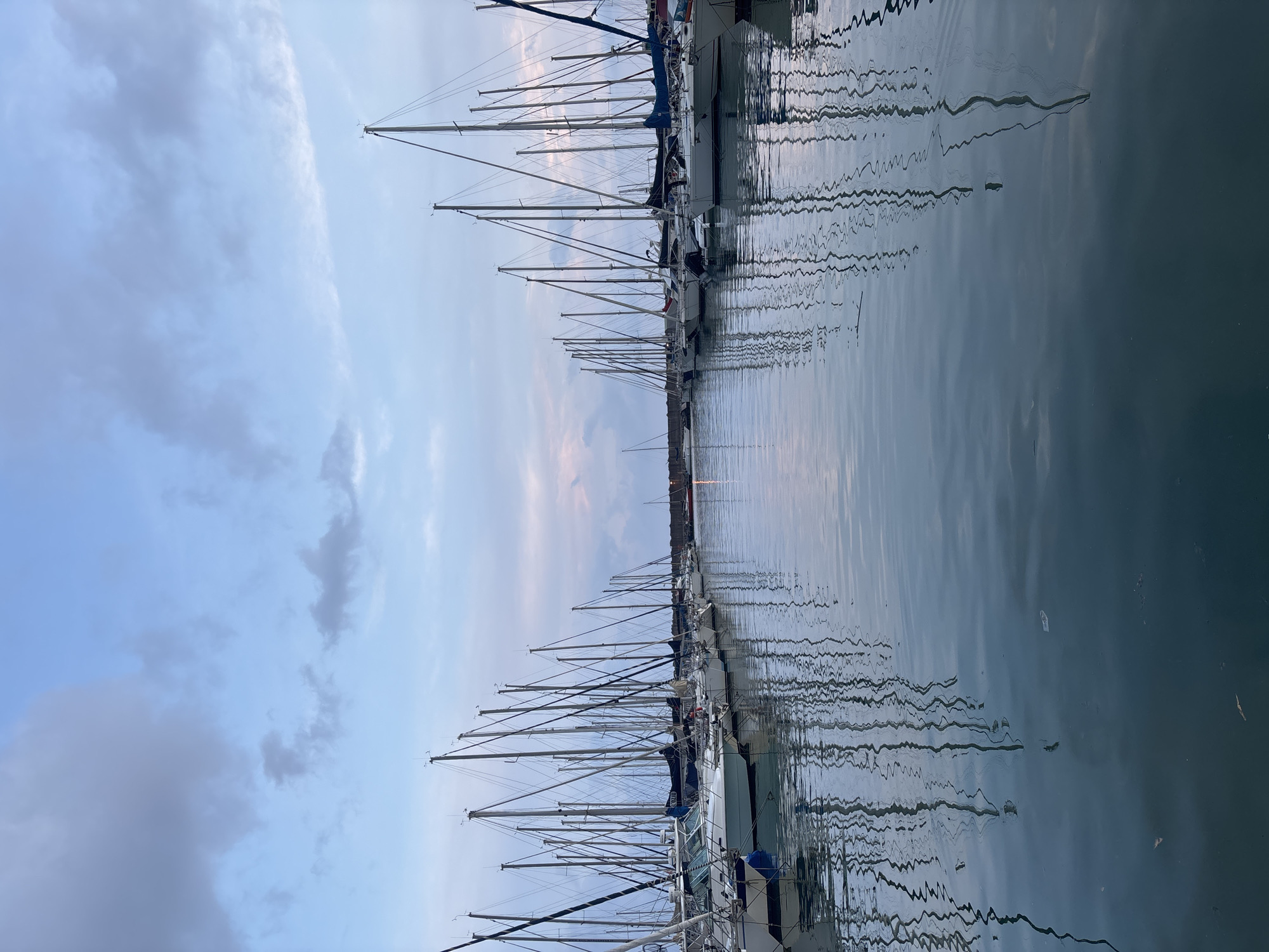 Evening marina documentation session captured in Rome twilight hour