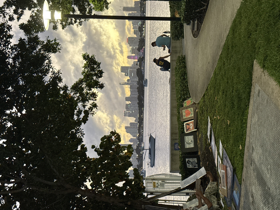 Evening scenes captured across Miami Beach waterfront and skyline