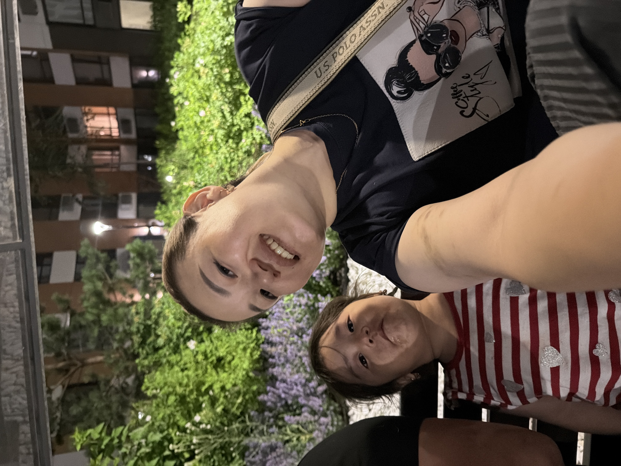 Casual evening at home and around the neighborhood in Astana