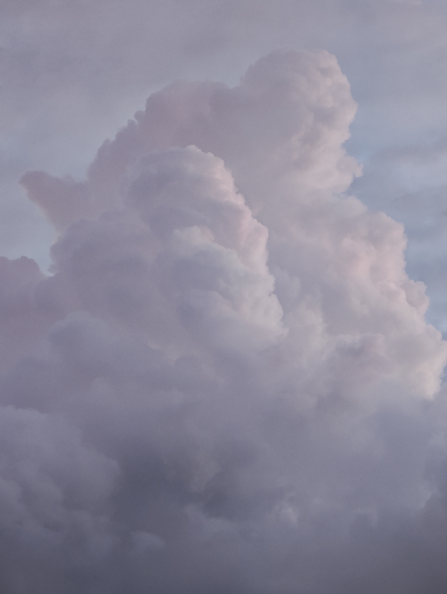 Dramatic storm clouds observed at sunset in Vratsa, Bulgaria