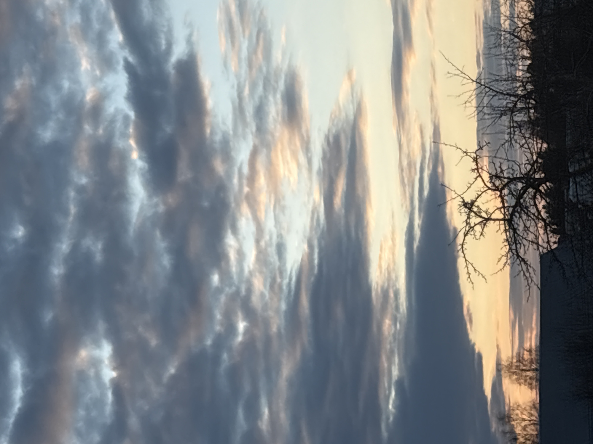Twilight sky documented over Прикамский, Russia