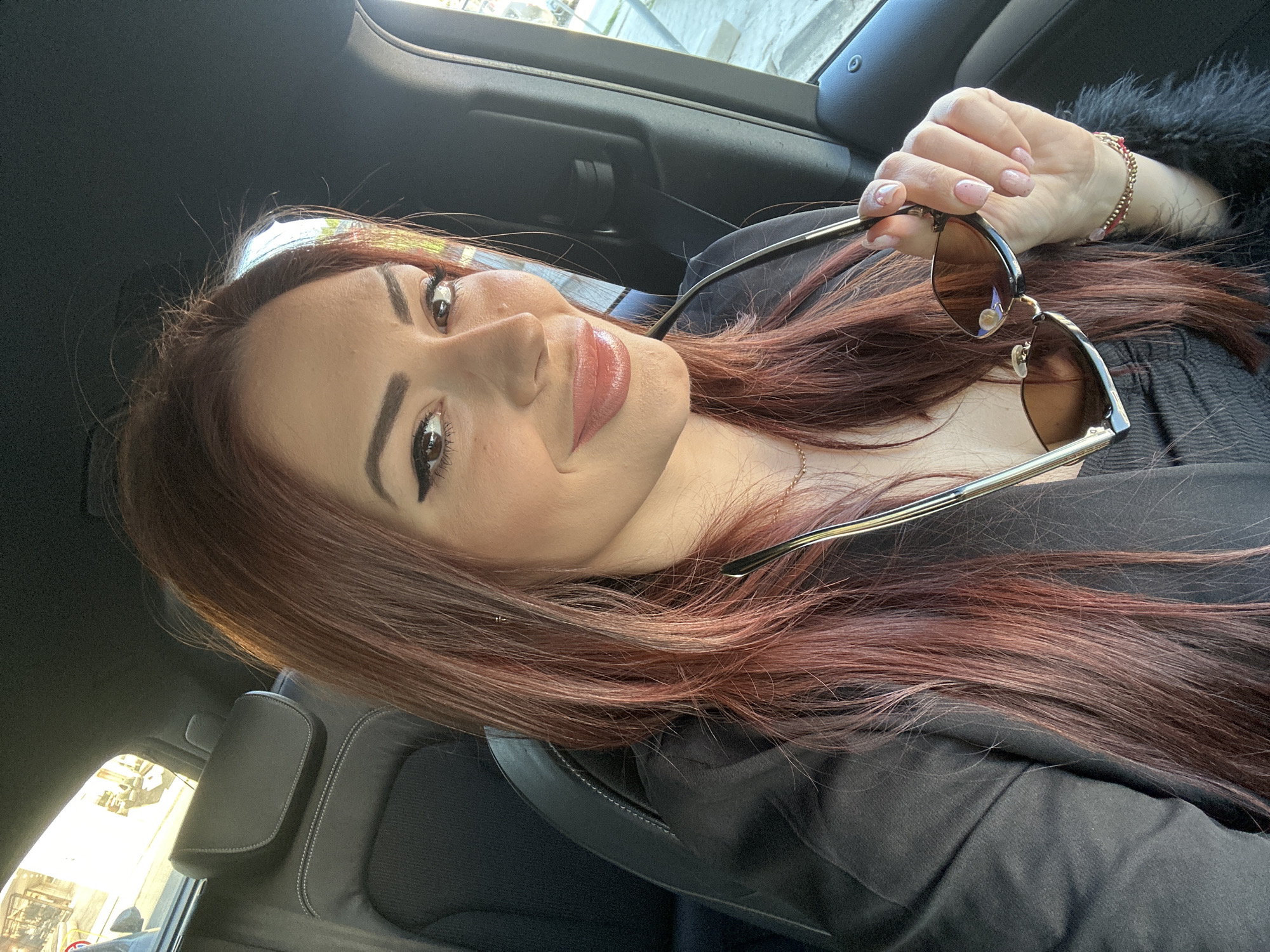 Woman observed in Audi driver's seat in Sofia