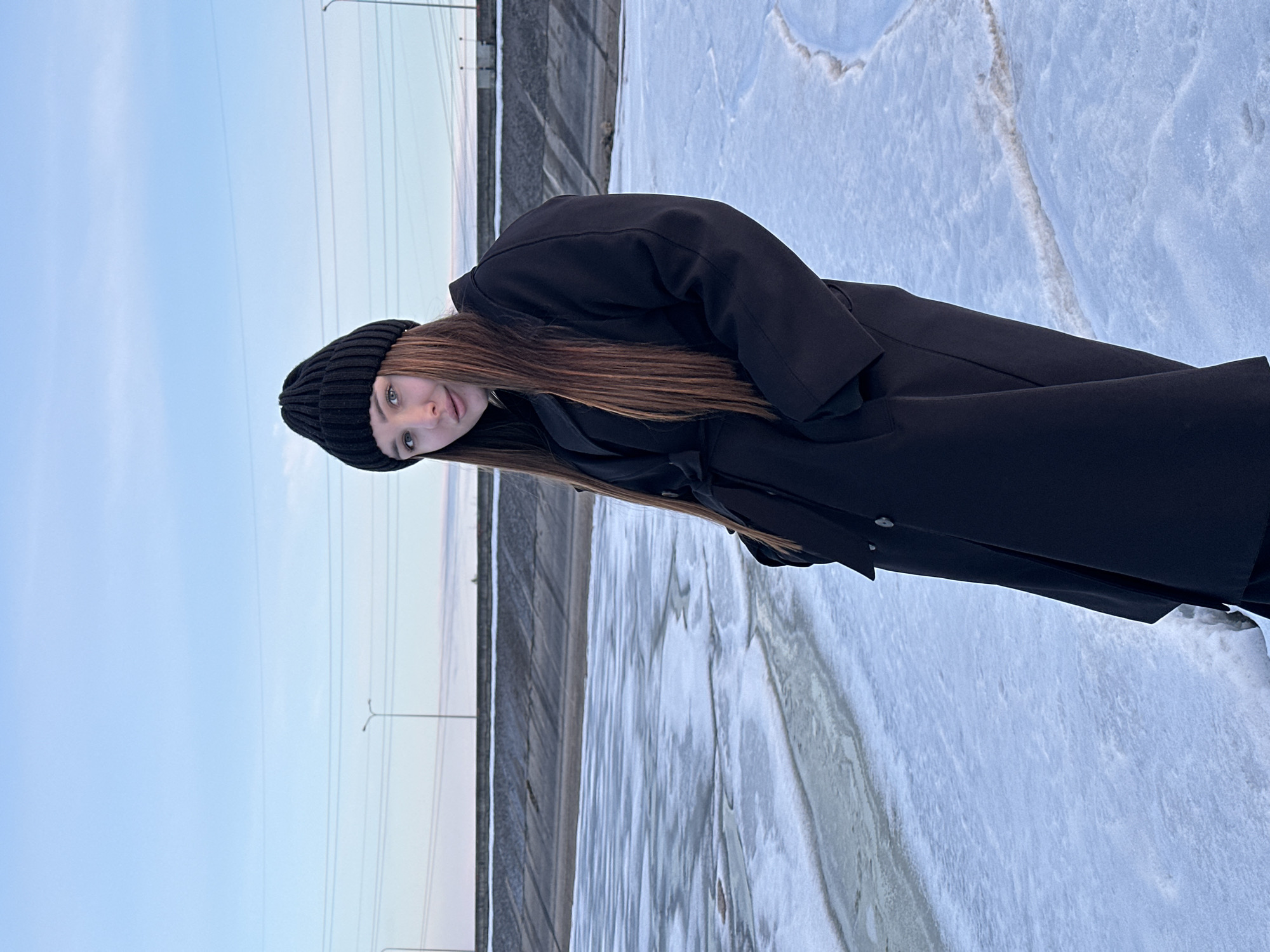 Winter scenes captured along frozen Kama River in Chaikovsky