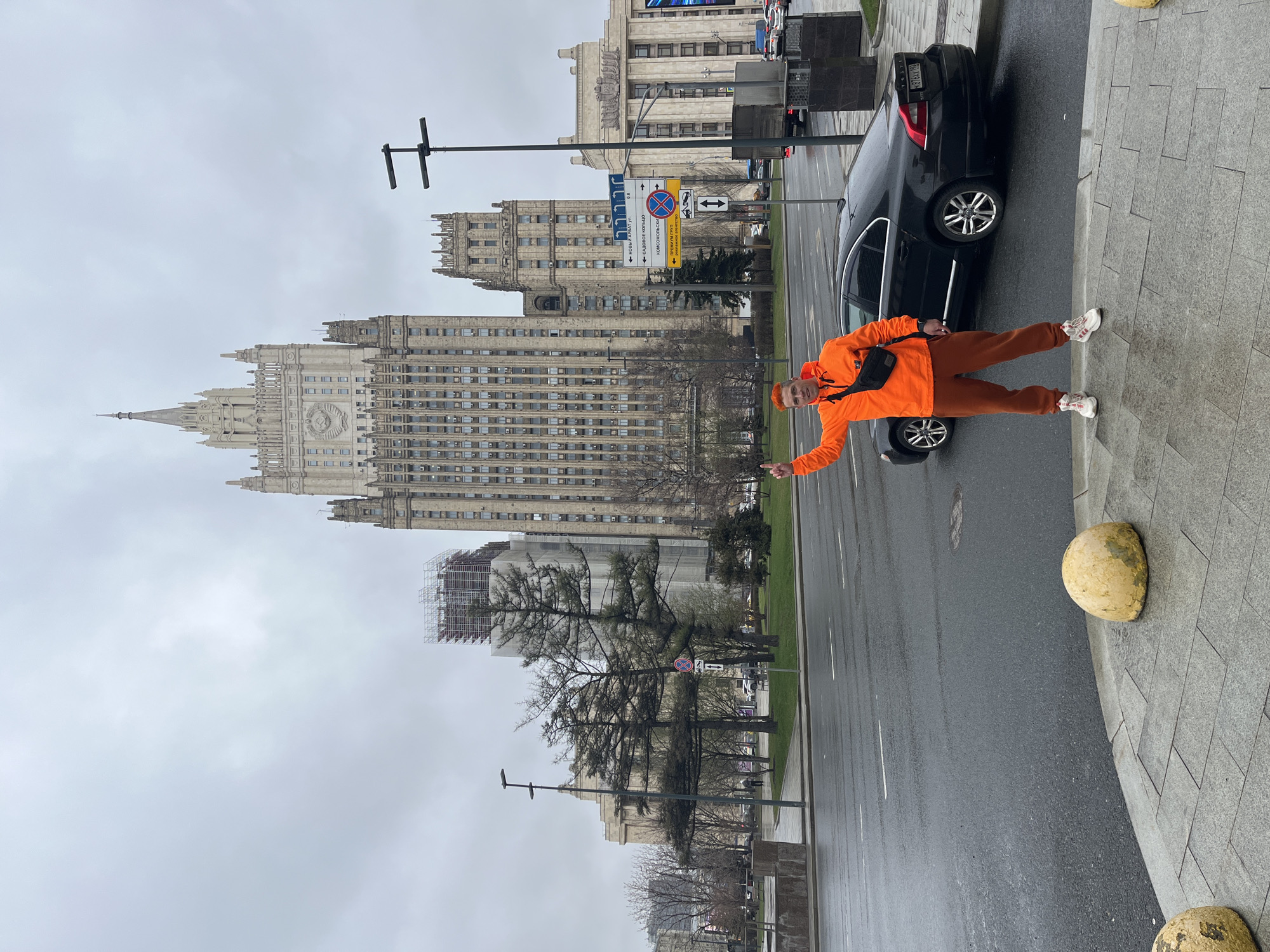 Moscow landmarks and street scenes photographed during morning hours