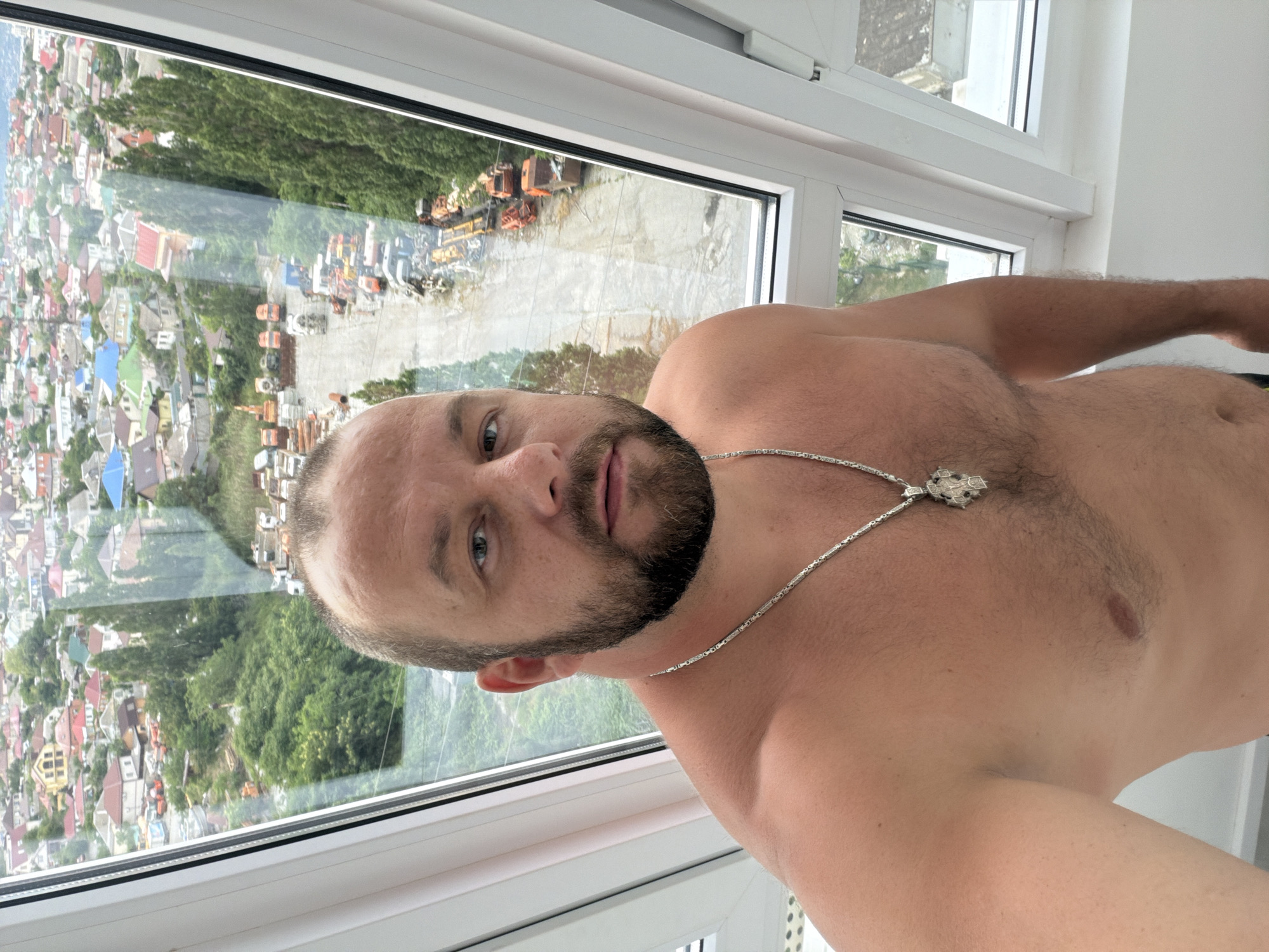 Seafood feast family gathering in Novorossiysk overlooking port
