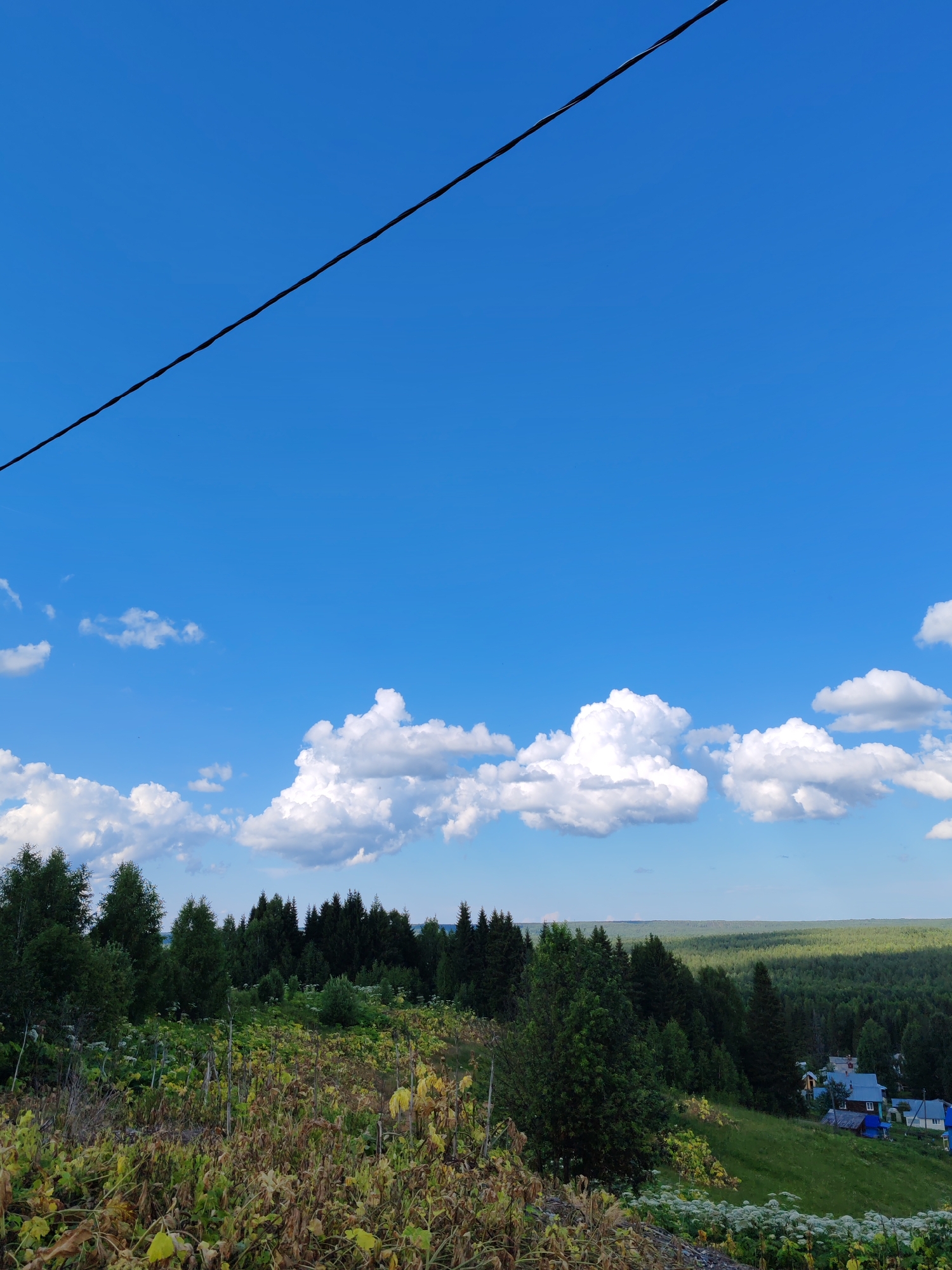 Casual summer afternoon walk around Чухлэм, Russia